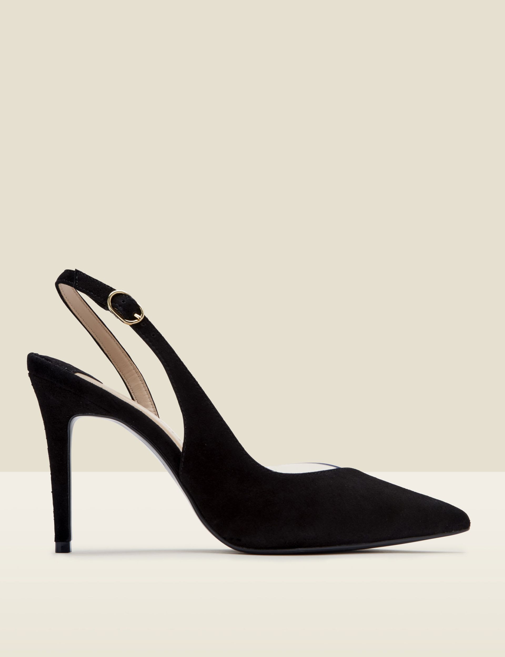 Suede Buckle Stiletto Heel Court Shoes | SOSANDAR | M&S