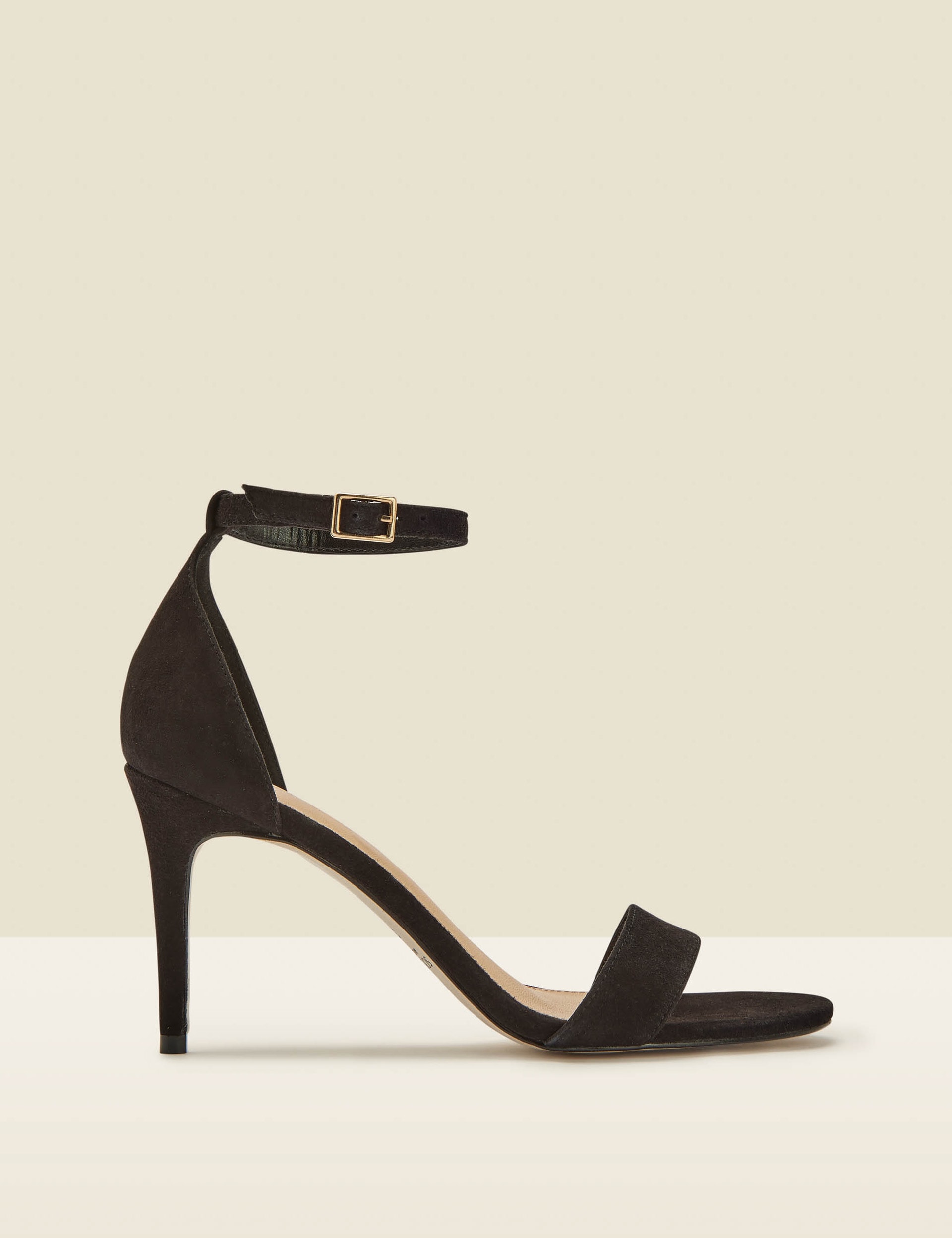 Suede Ankle Strap Stiletto Heel Sandals | SOSANDAR | M&S