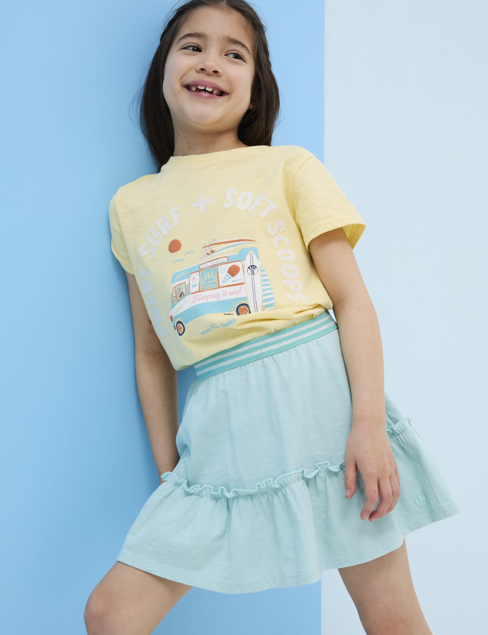 Pure Cotton Ice Cream T-Shirt (3-13 Yrs) | FatFace | M&S