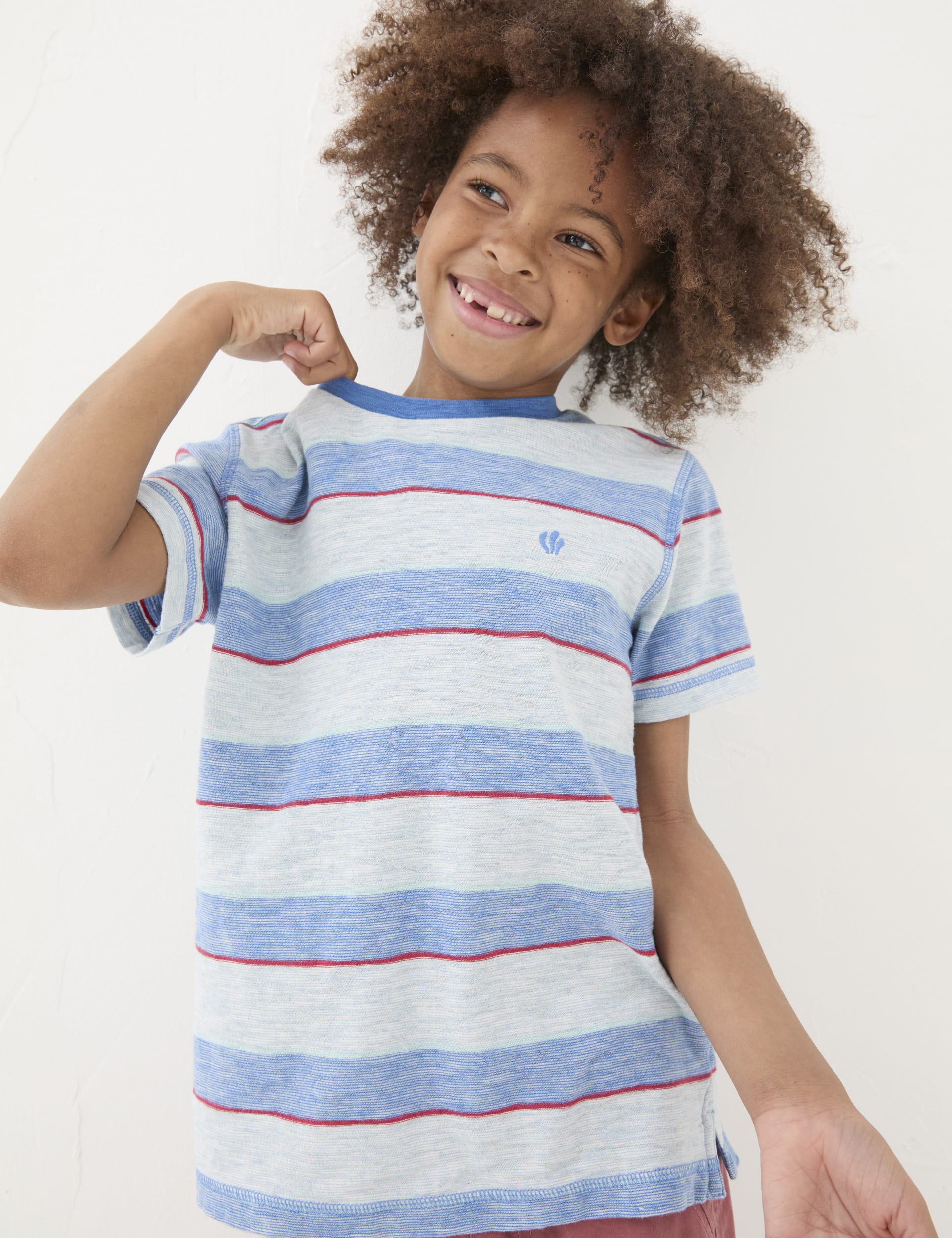 Pure Cotton Striped T-Shirt (3-13 Yrs) | FatFace | M&S