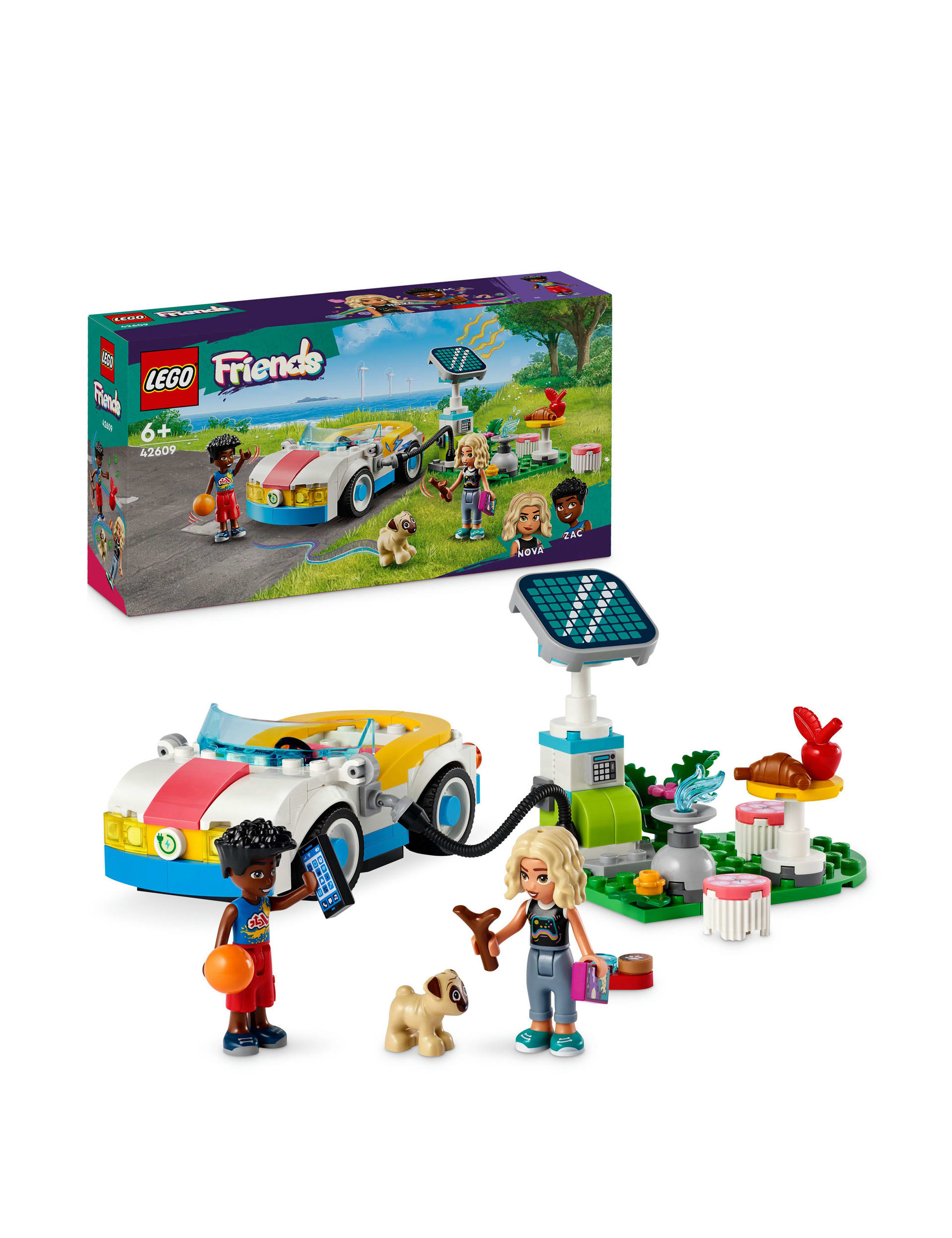 LEGO Friends Electric Car and Charger Toy Set 42609 (6+ Yrs) | Lego | M&S