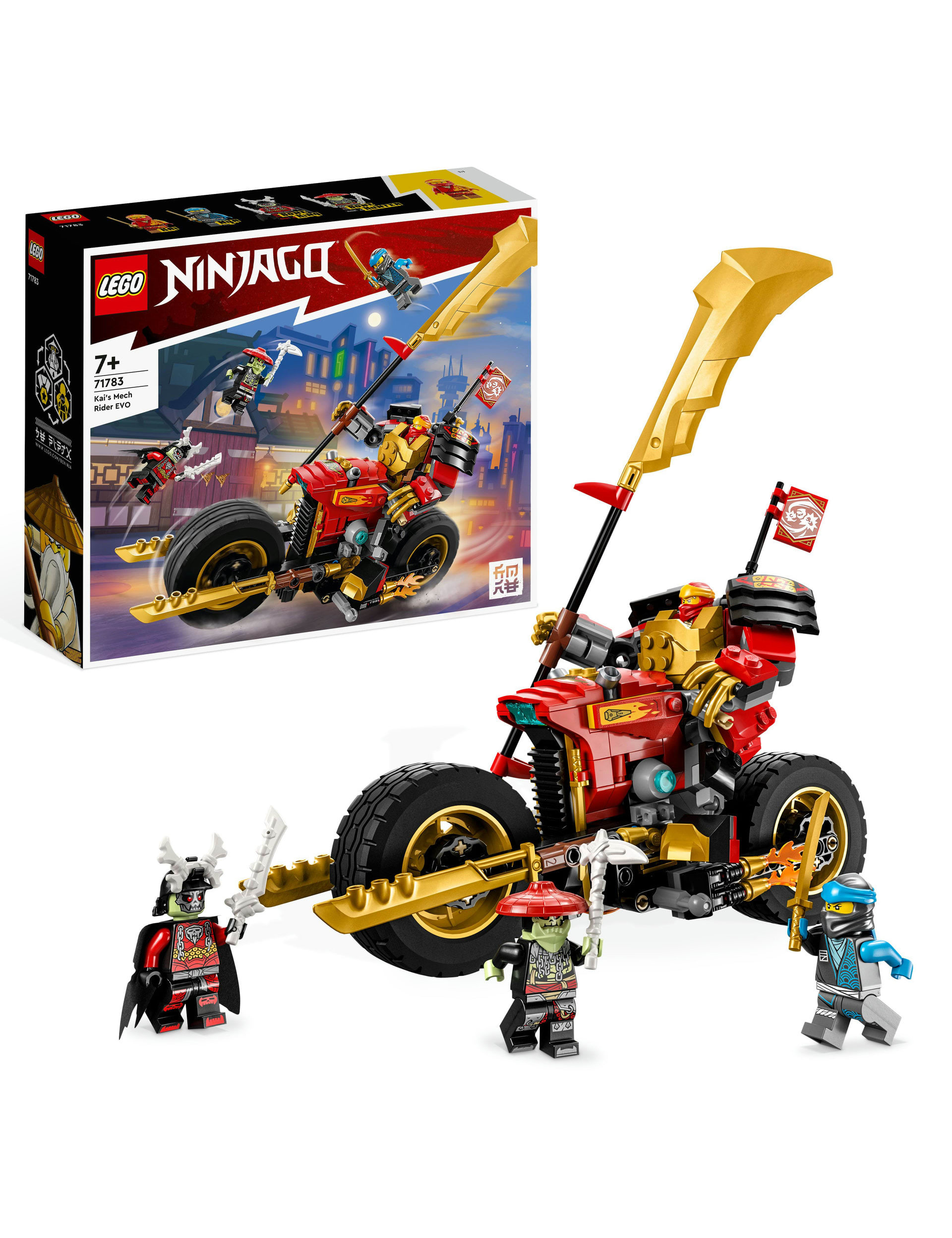 LEGO NINJAGO Kai s Mech Rider EVO Figure Set 71783 7 Yrs