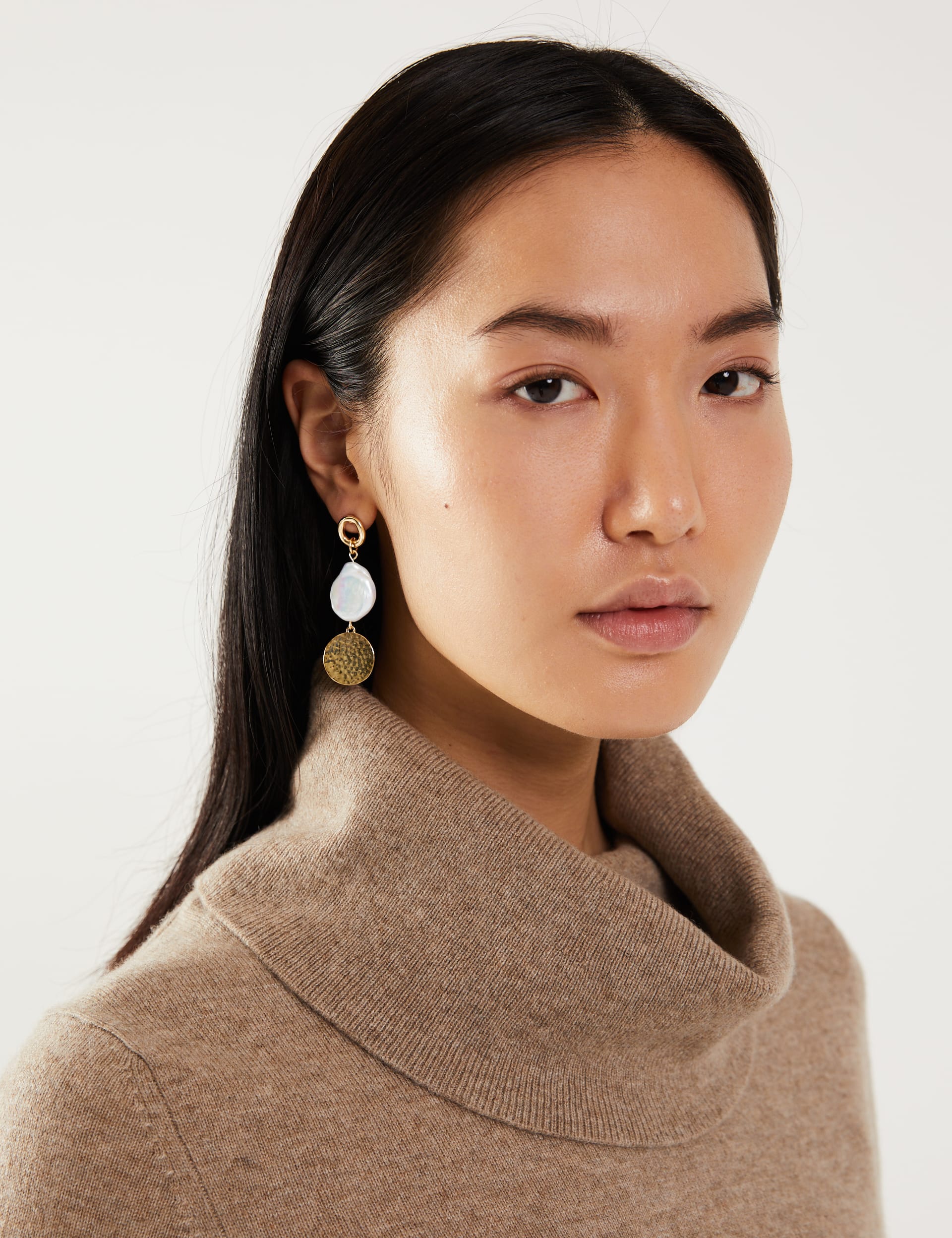 Freshwater Pearl Drop Earrings | JAEGER | M&S