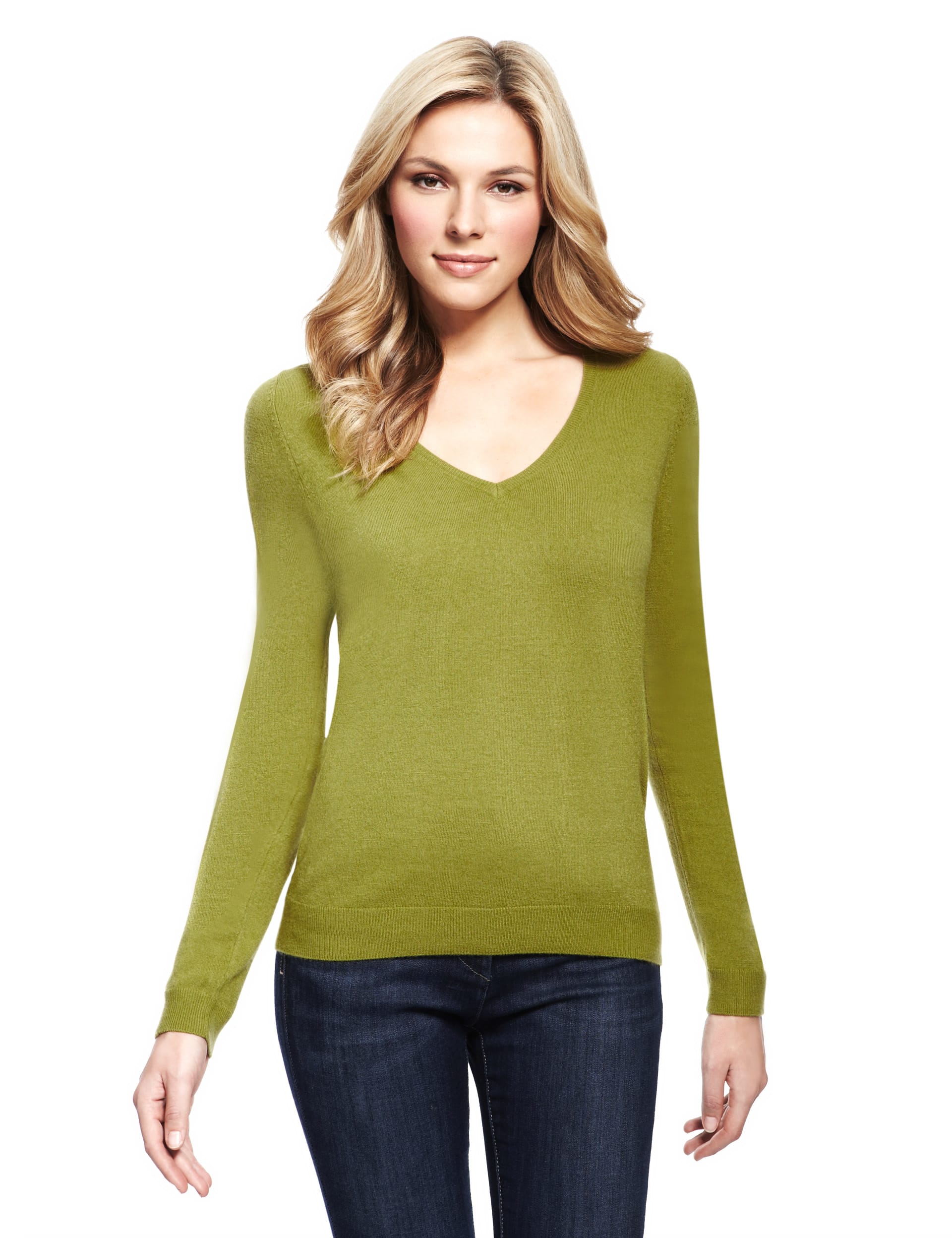 Cashmilon V Neck Jumper M S