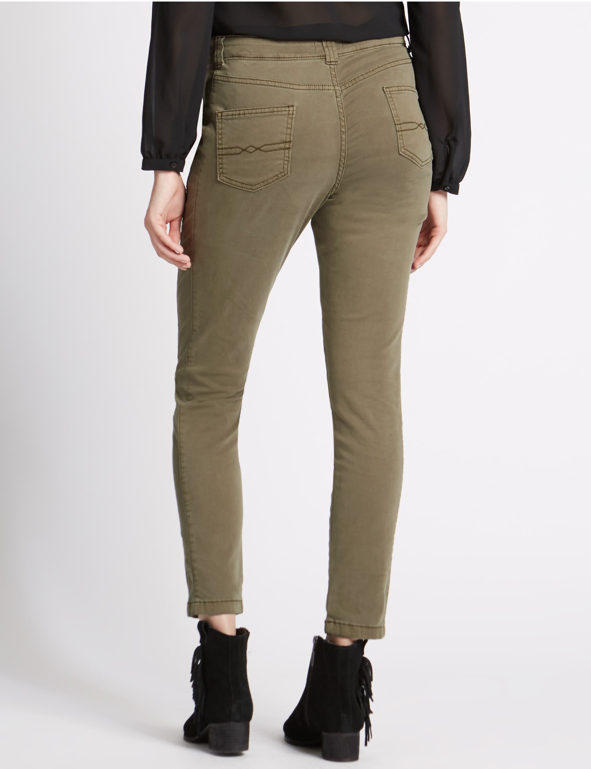 Cargo Slim Leg Trousers Image 2 of 5