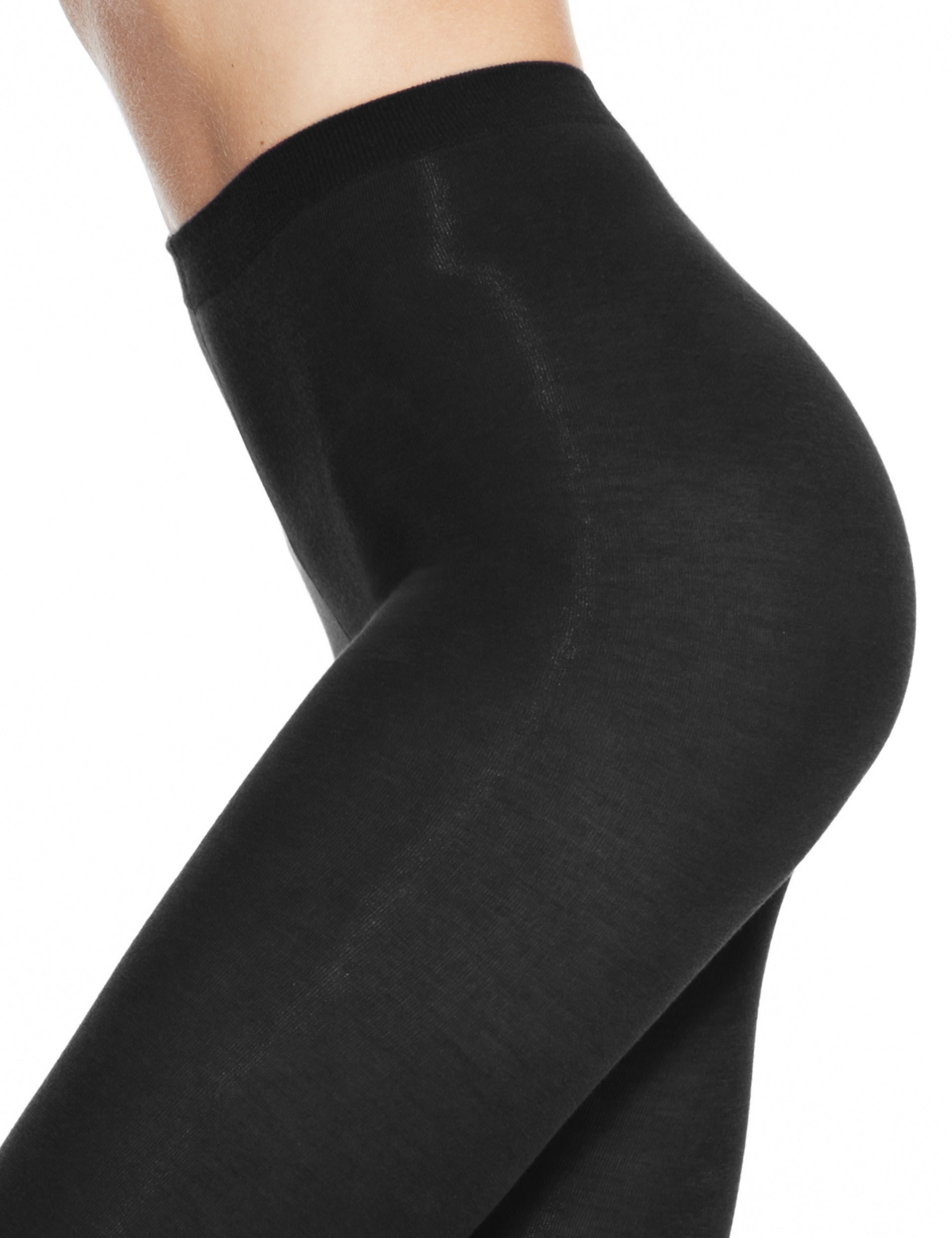 100 Denier Heatgen™ Opaque Body Shaper Tights Image 2 of 3