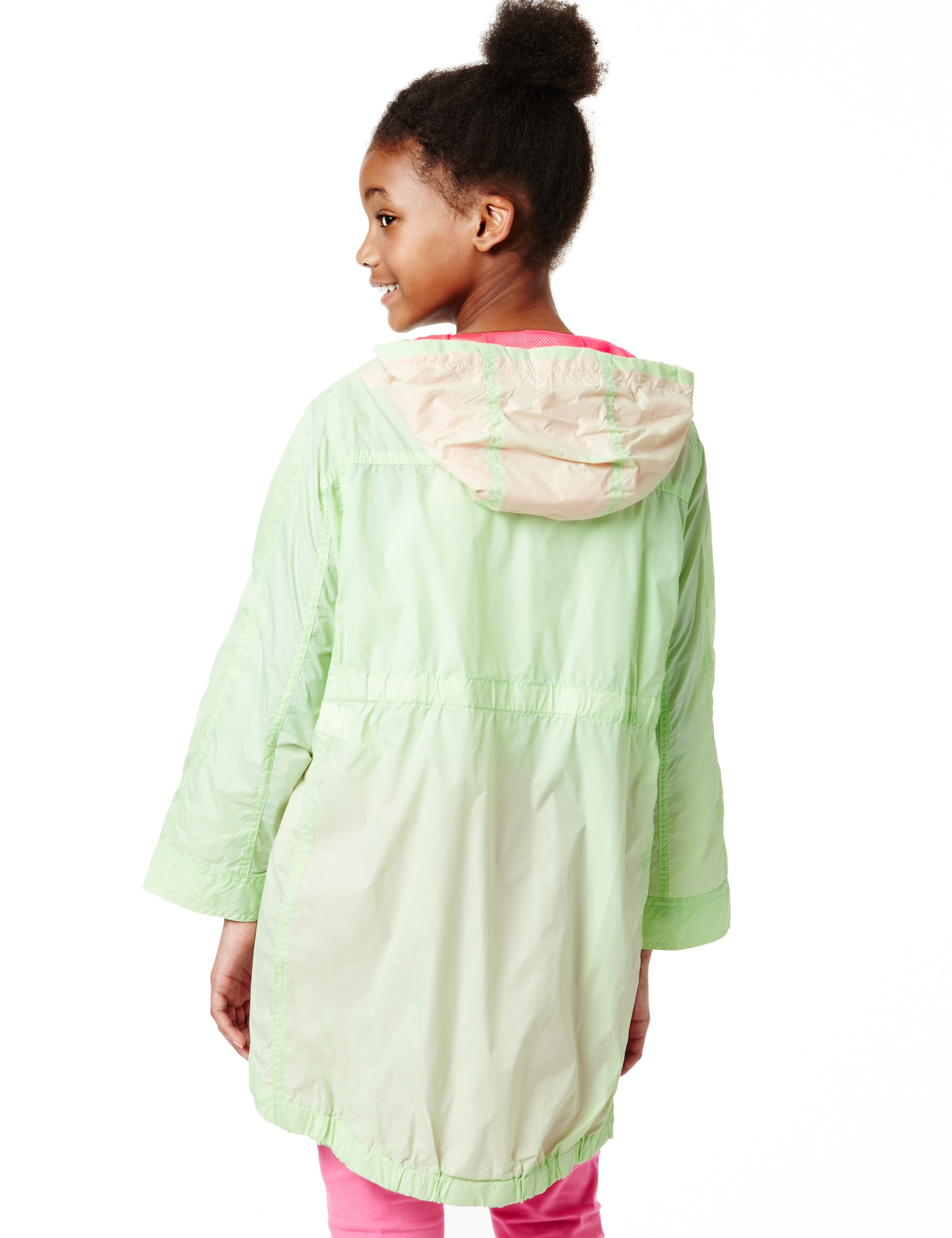 Limited Lightweight Hooded Shower Resistant Poncho Mac Image 2 of 6