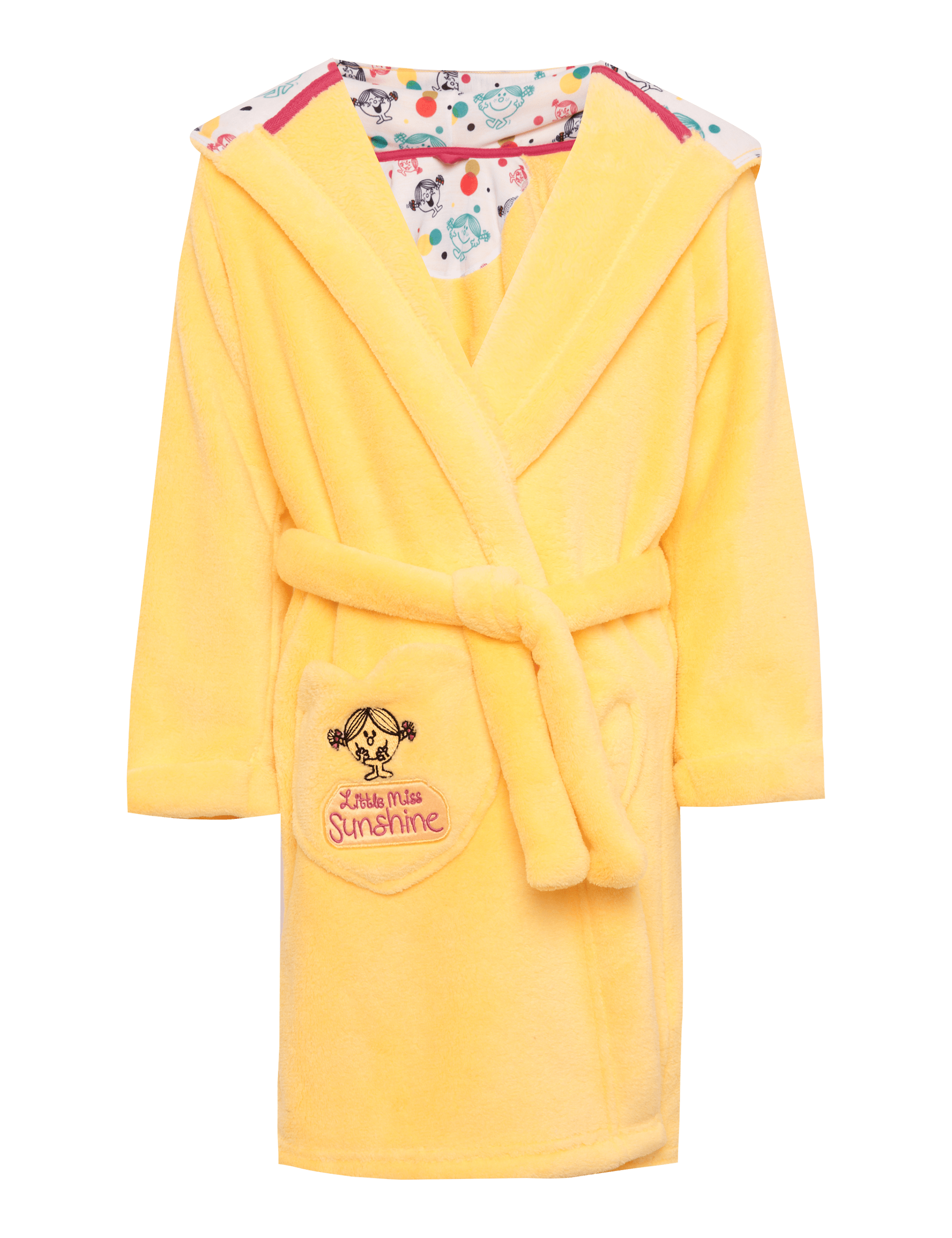 Hooded Little Miss Sunshine Dressing Gown with StayNEW™ Image 2 of 6