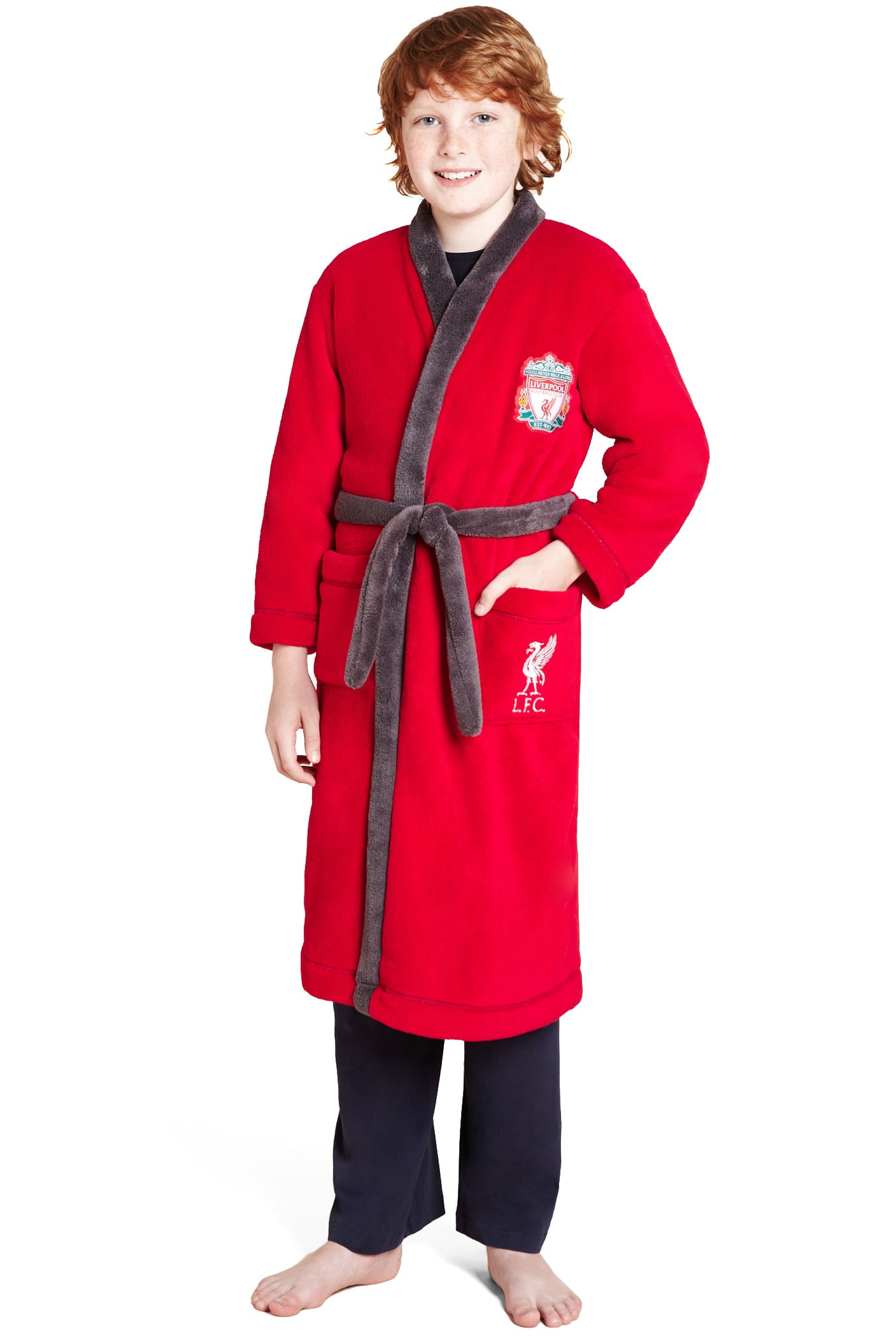 Liverpool dressing gown sports direct on sale