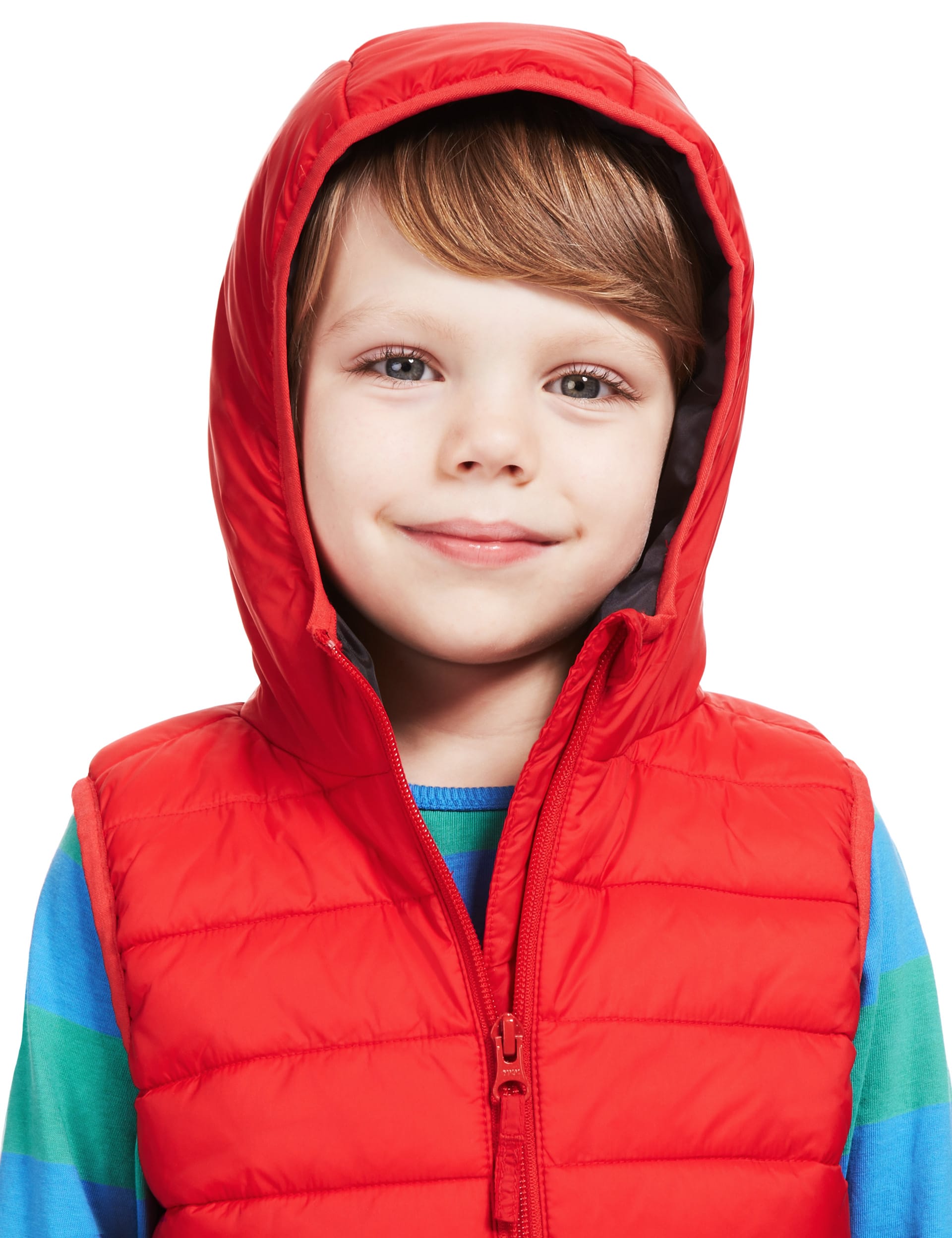 Hooded & Padded Gilet (1-7 Years) Image 2 of 7