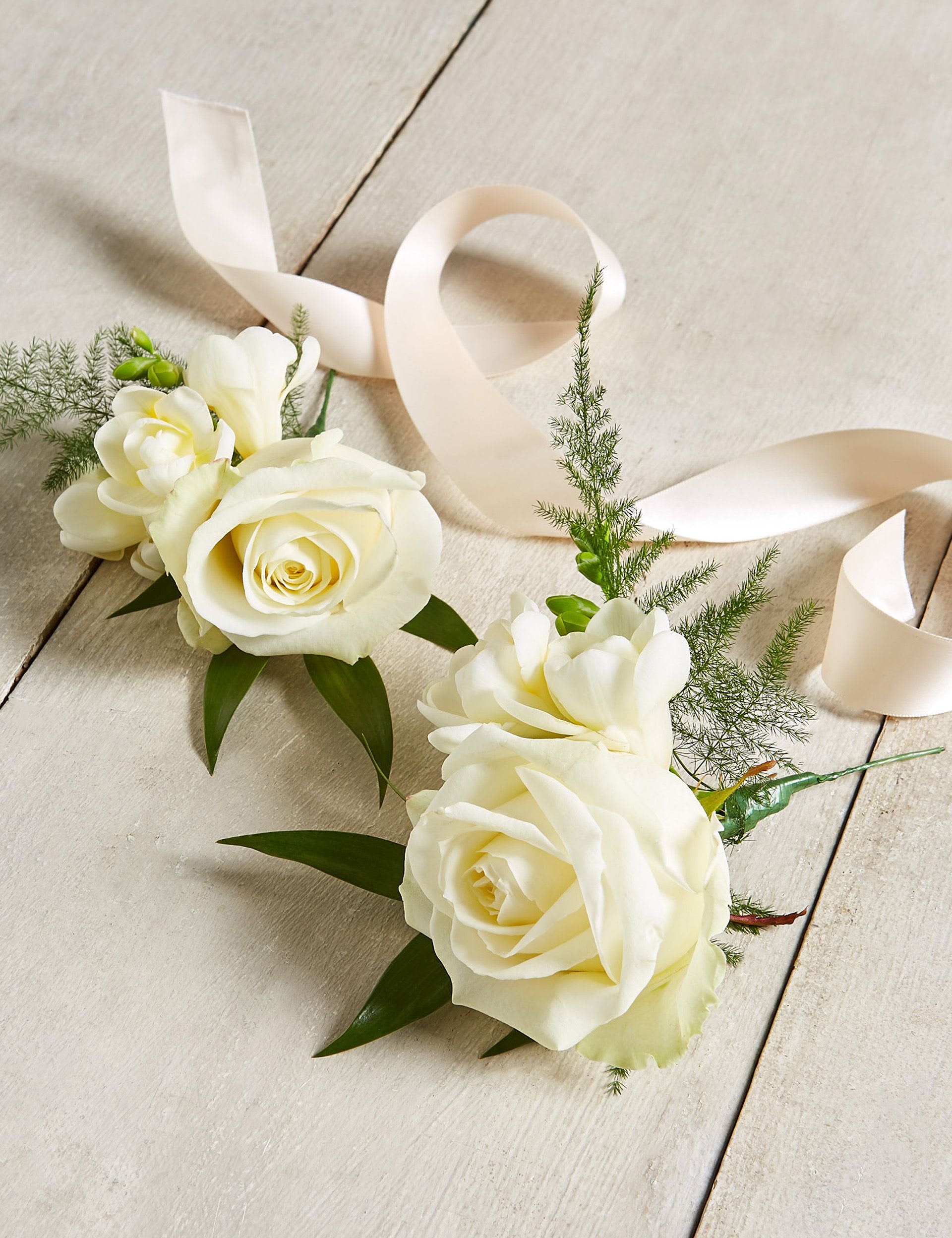 The Collection White Rose - Additional Corsages x 2 Image 1 of 1