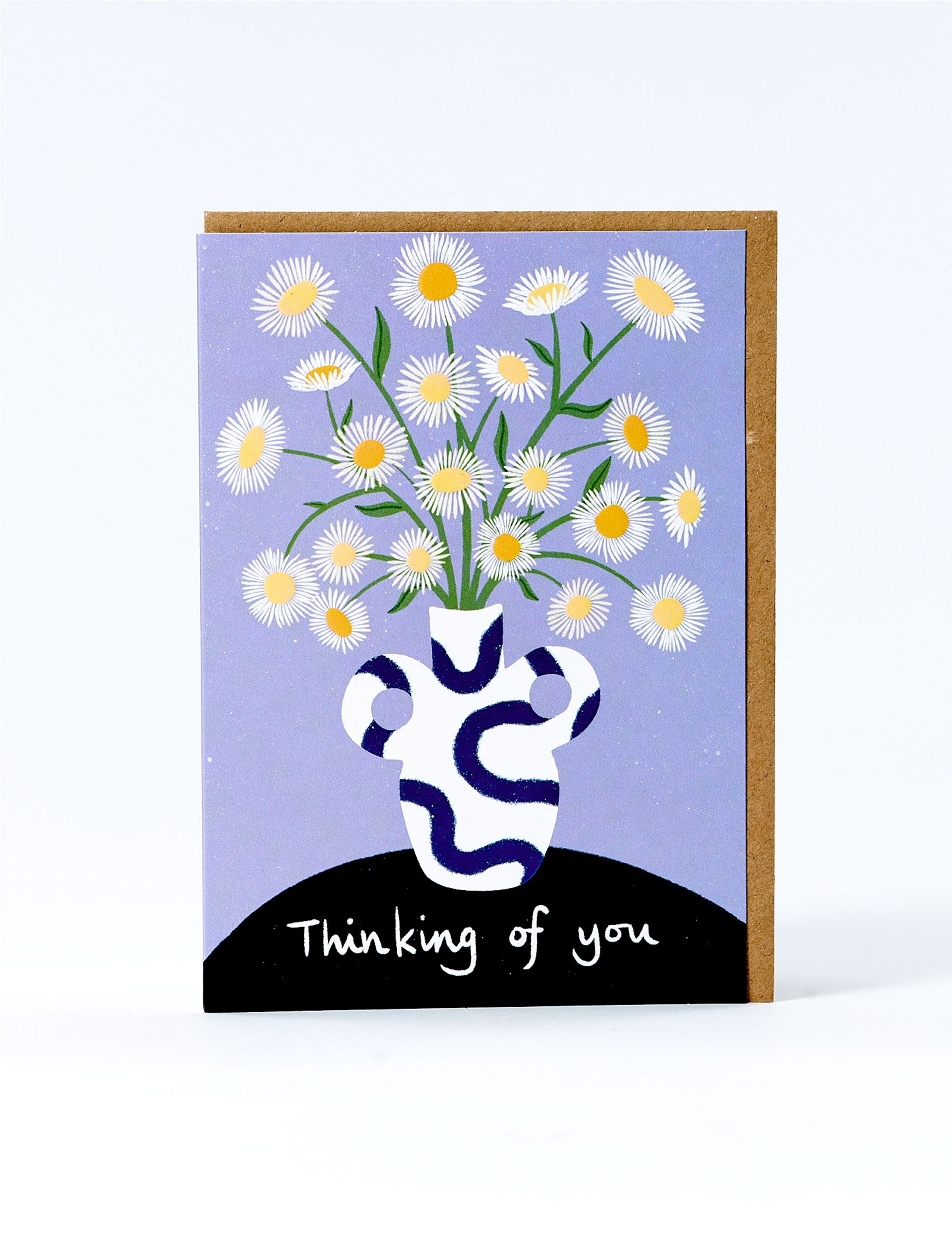 Floral Vase Thinking Of You Card at M&S