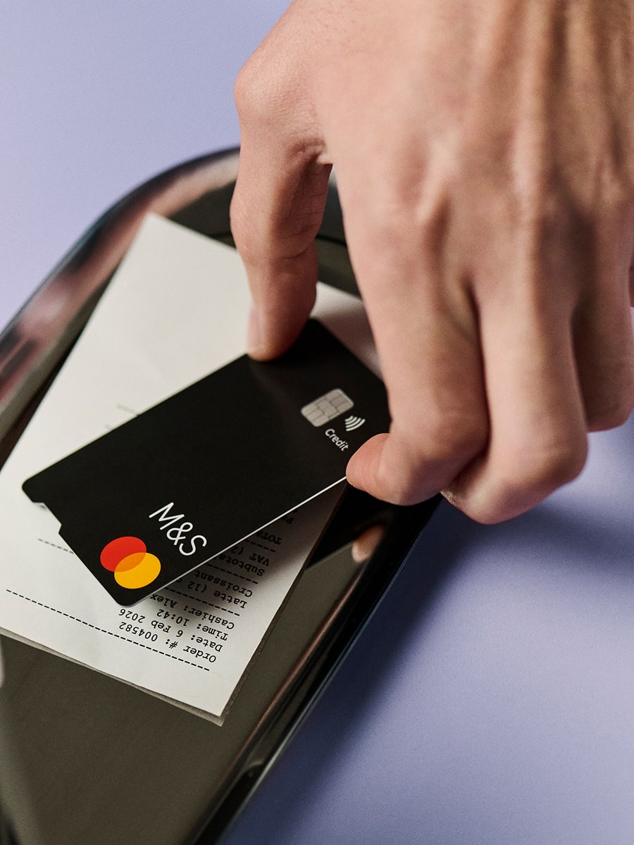 Credit cards - Image of a M&S credit card