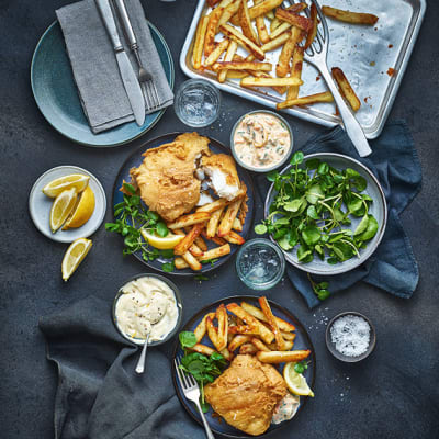 British Fish and chips