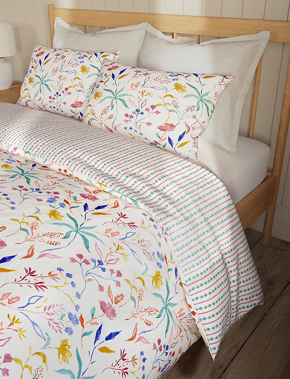 Pure Cotton Floral Bedding Set