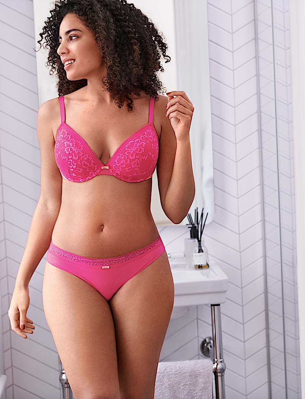 Louisa Lace Plunge Bra