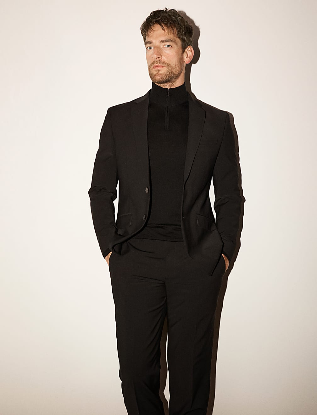 Tailored Fit Performance Suit Jacket
