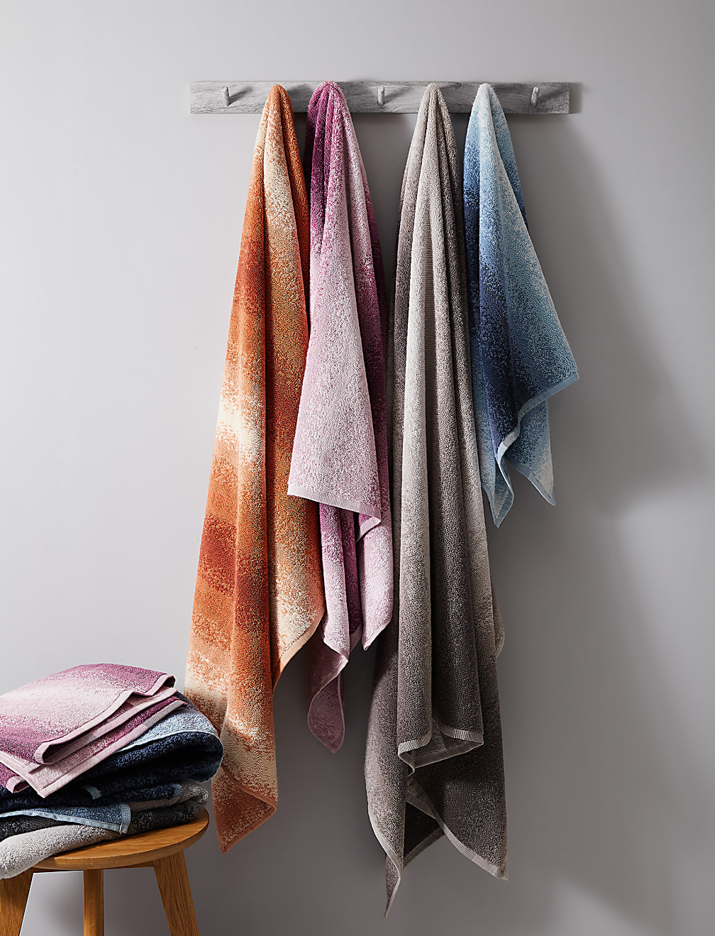 Pure Cotton Ombre Luxury Design Towel