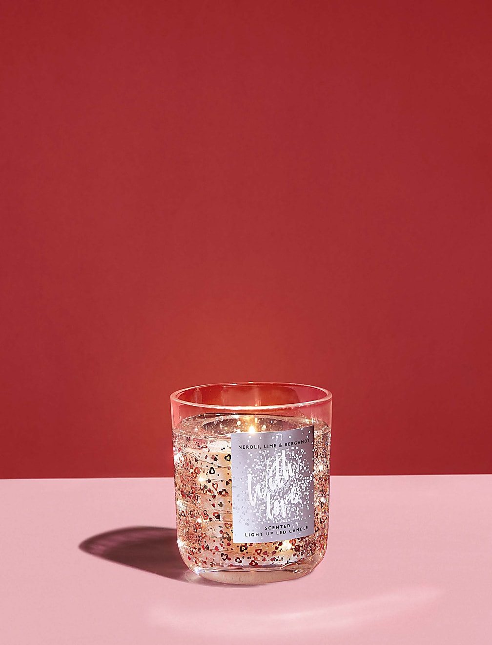Heart Light Up Candle