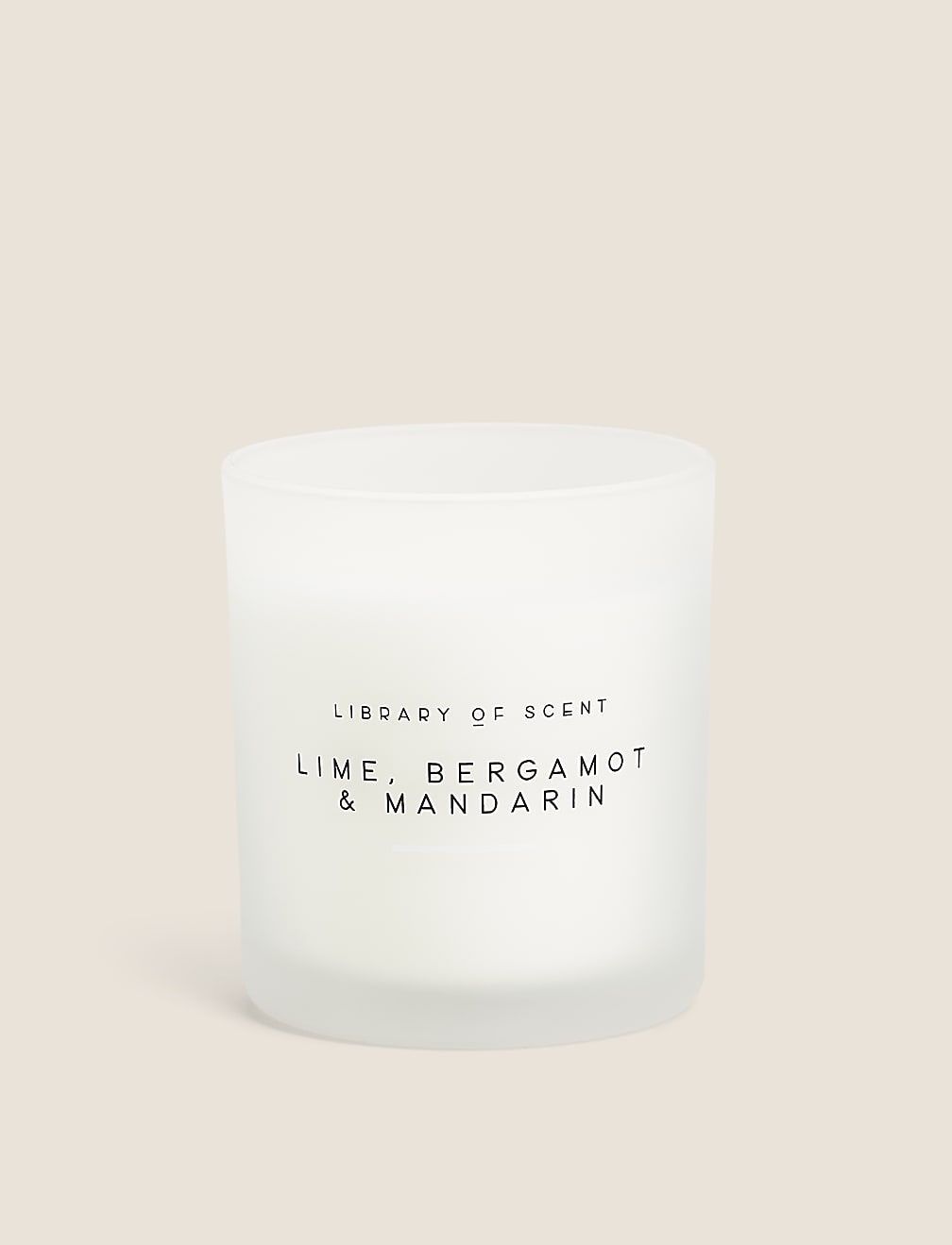 Lime, Bergamot & Mandarin Scented Candle