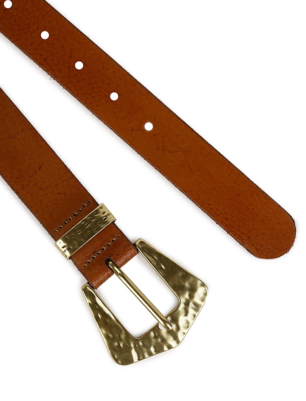 Textured Leather Belt