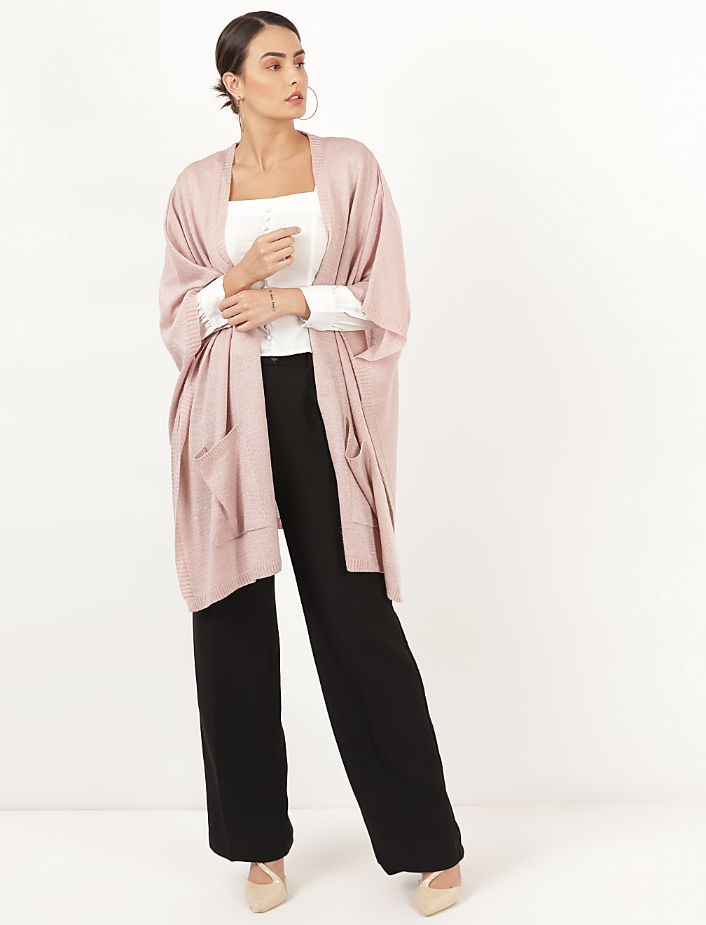 Acrylic Mix Plain Shrug