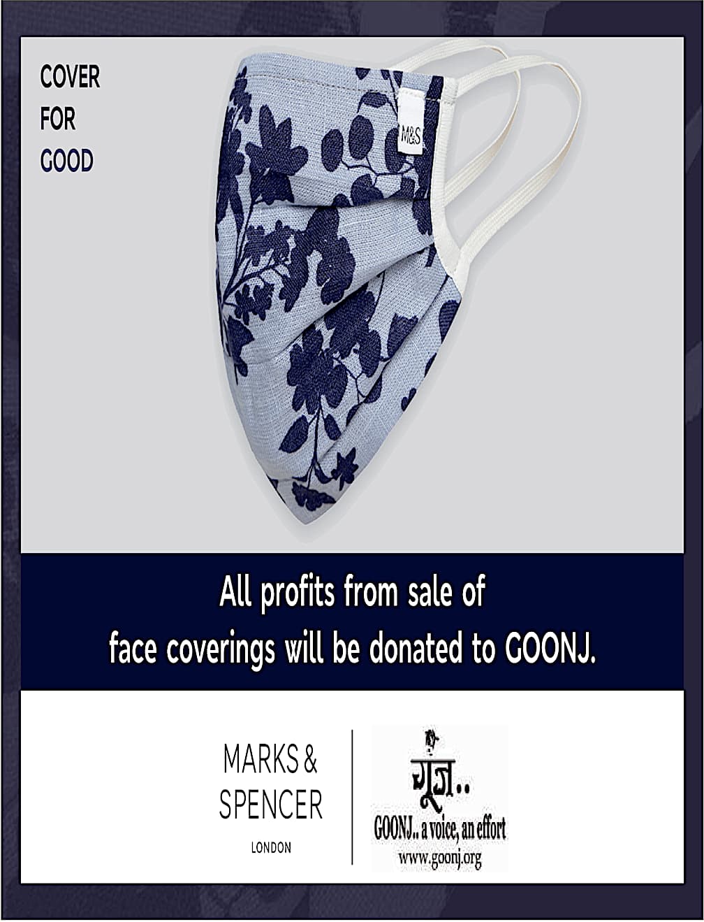 Ditsy Floral Printed Face Cover