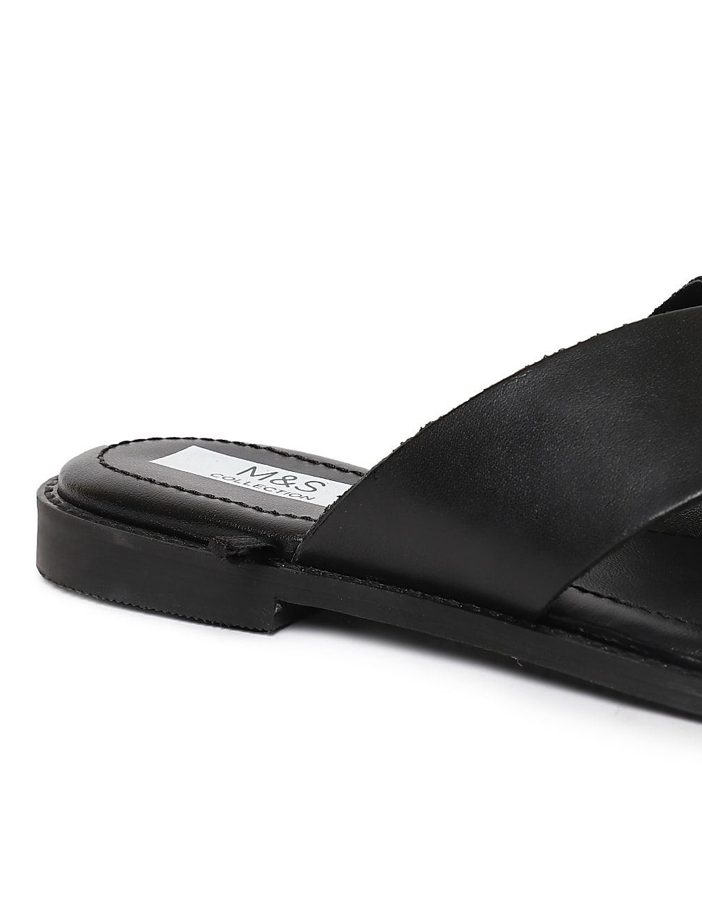 Pure Leather Plain Slippers
