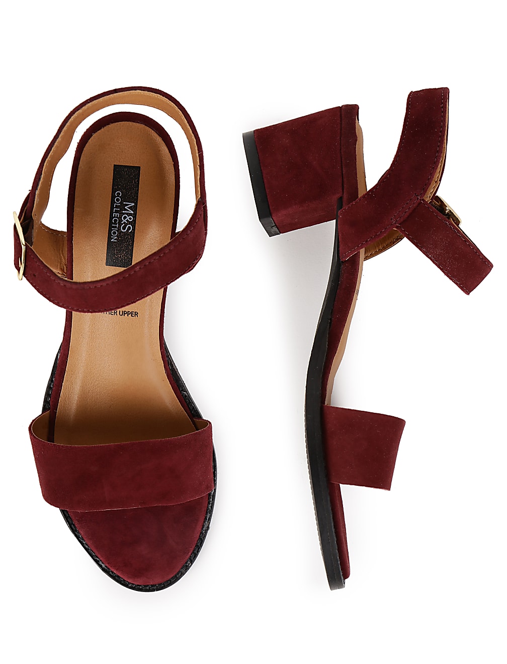 Leather Plain Standard Fit Heels