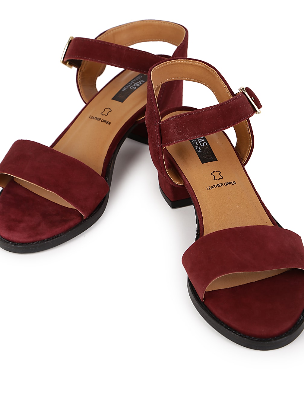 Leather Plain Standard Fit Heels