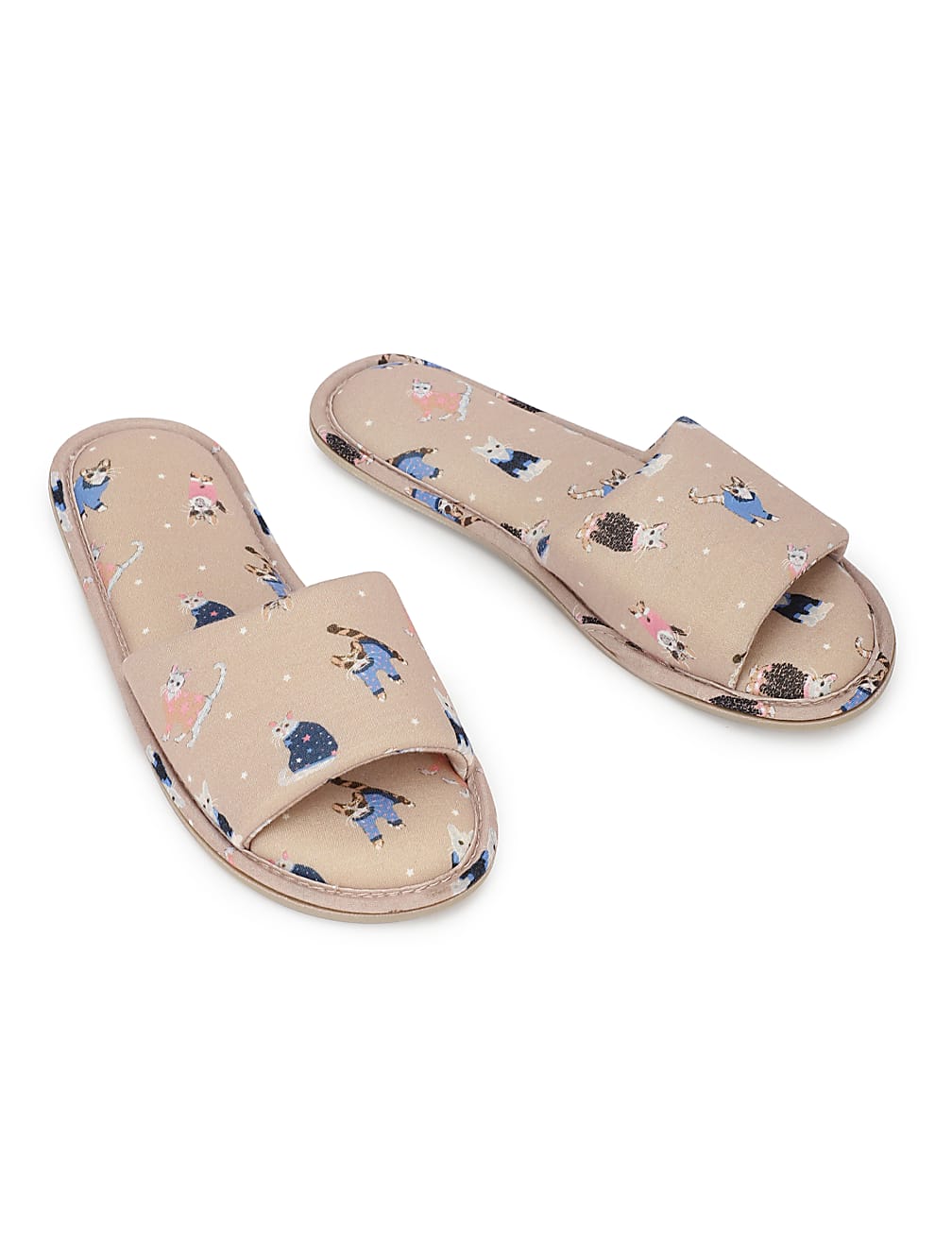 Printed Slip On Bedroom Slippers
