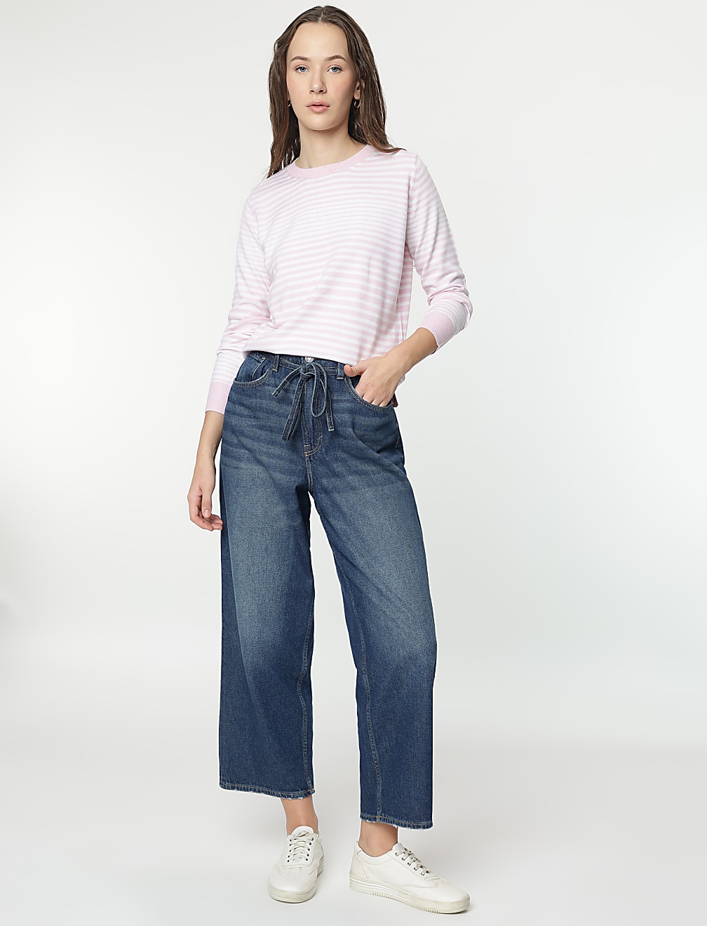 Pure Acrylic Stripes Jumper