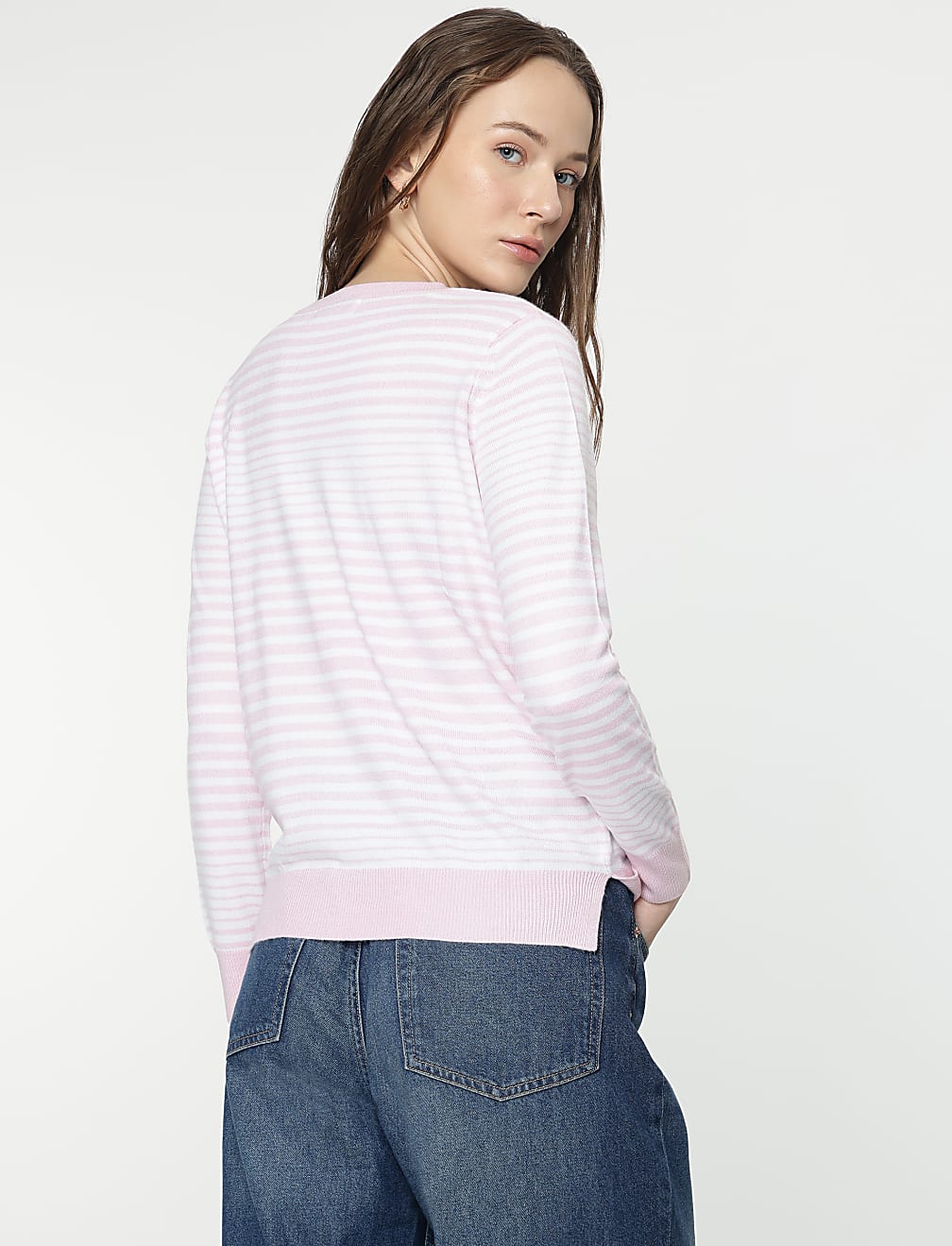 Pure Acrylic Stripes Jumper