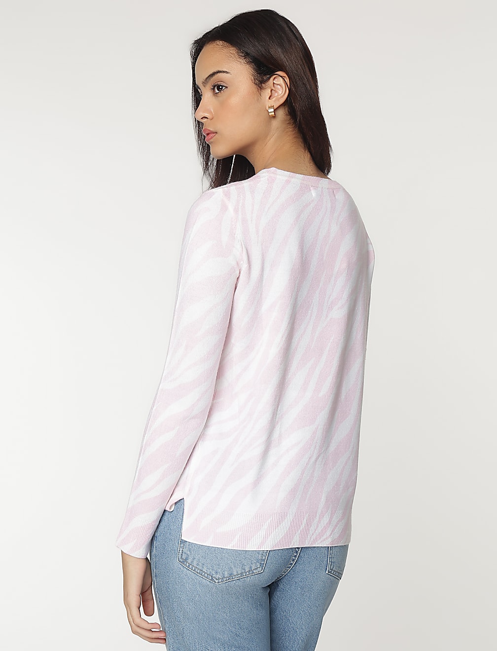Round Neck Tie Dye Sweater