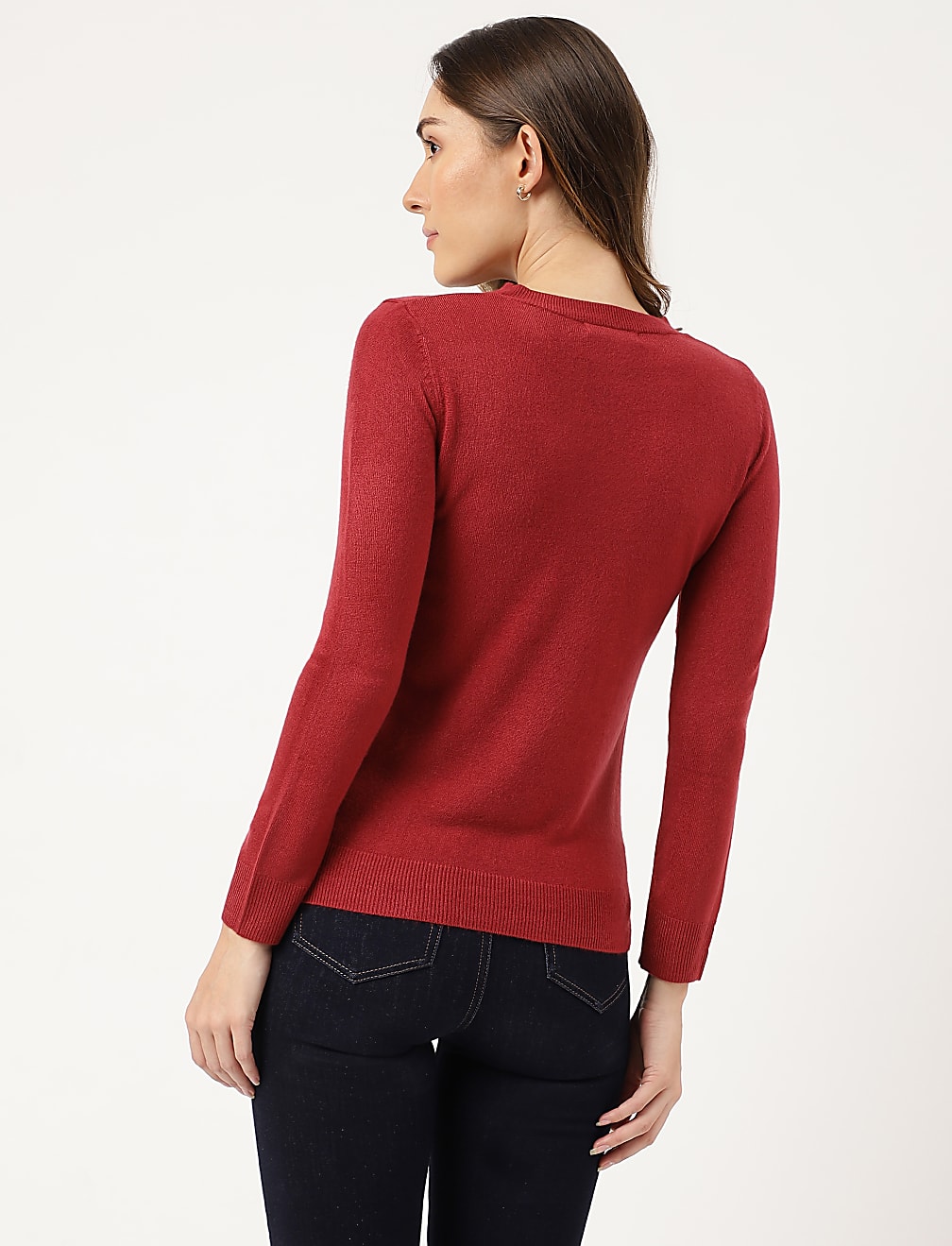 Crew Neck Slim Fit Jumper