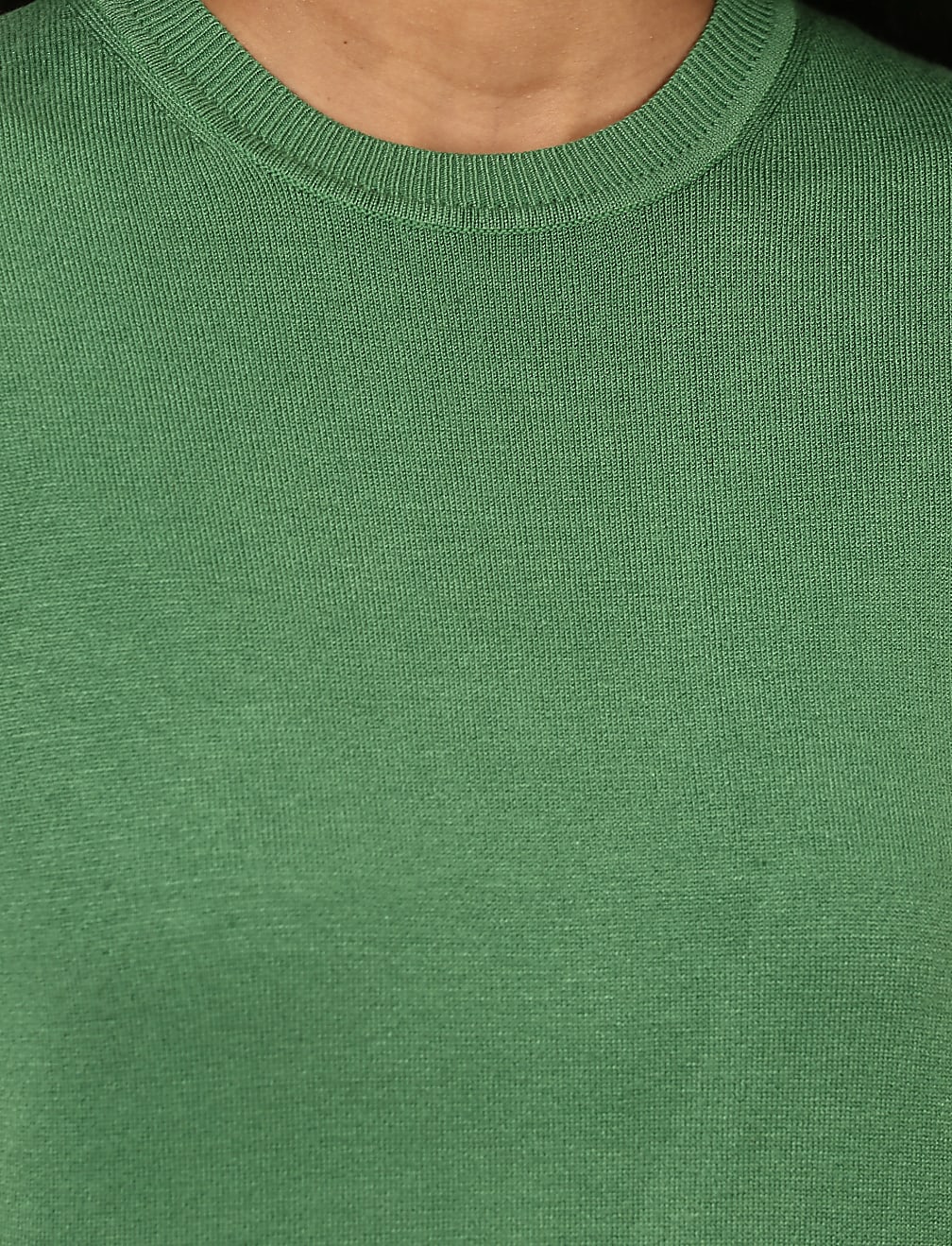 Knitted Crew Neck Short Sleeve Top