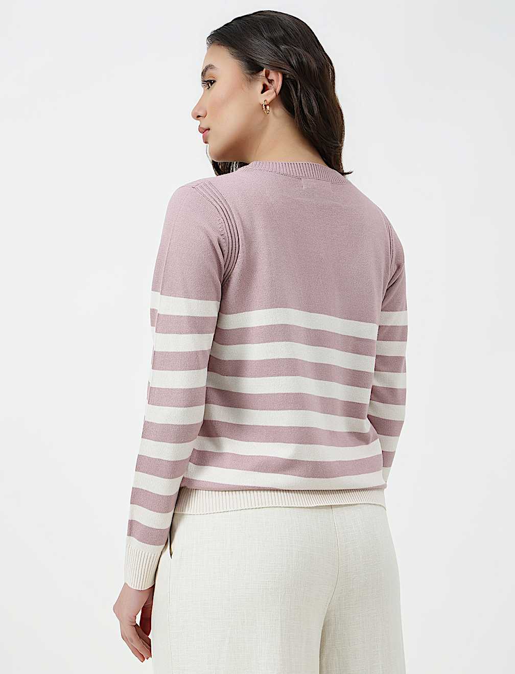 PRINTED OPP CREW NECK JUMPER