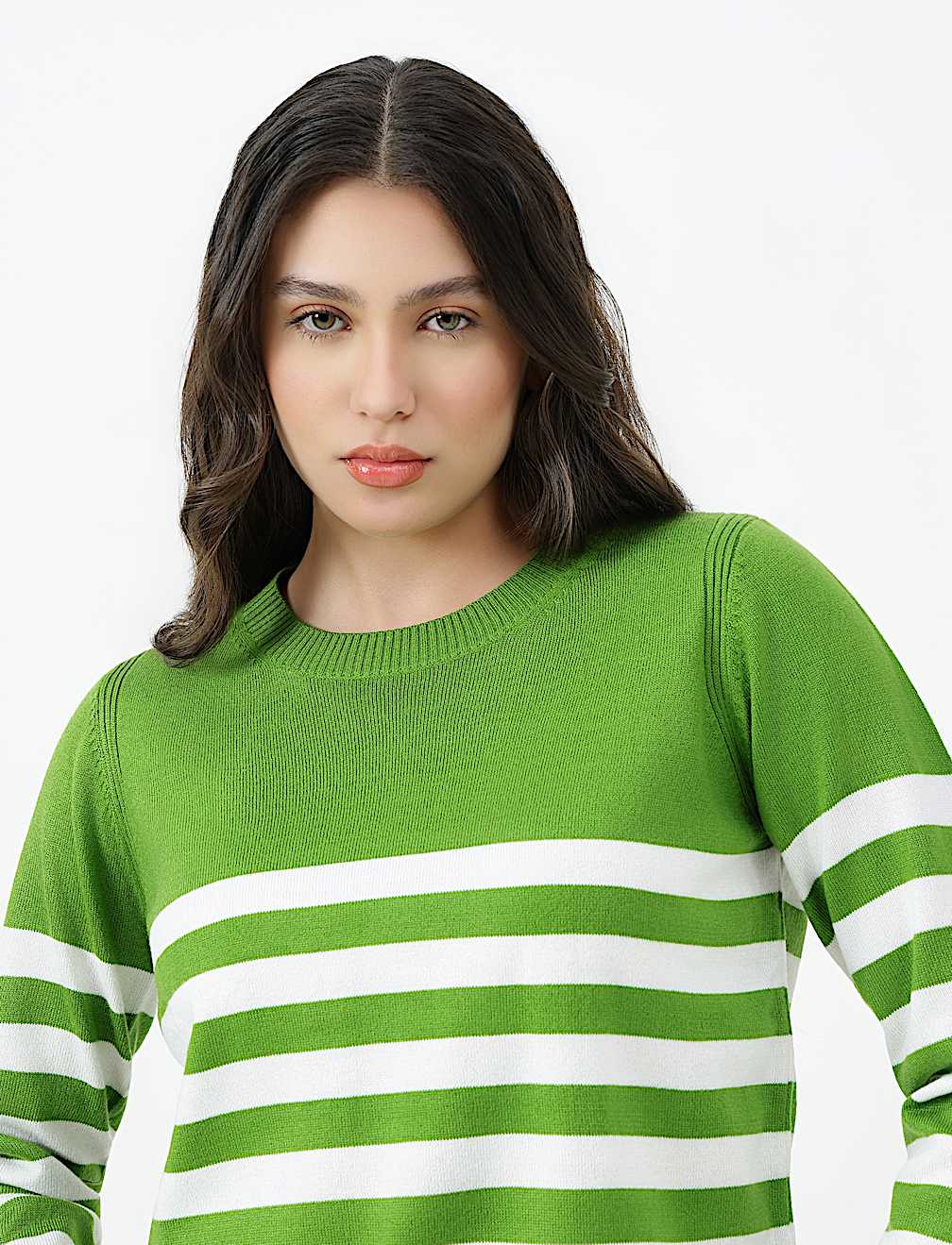 PRINTED OPP CREW NECK JUMPER