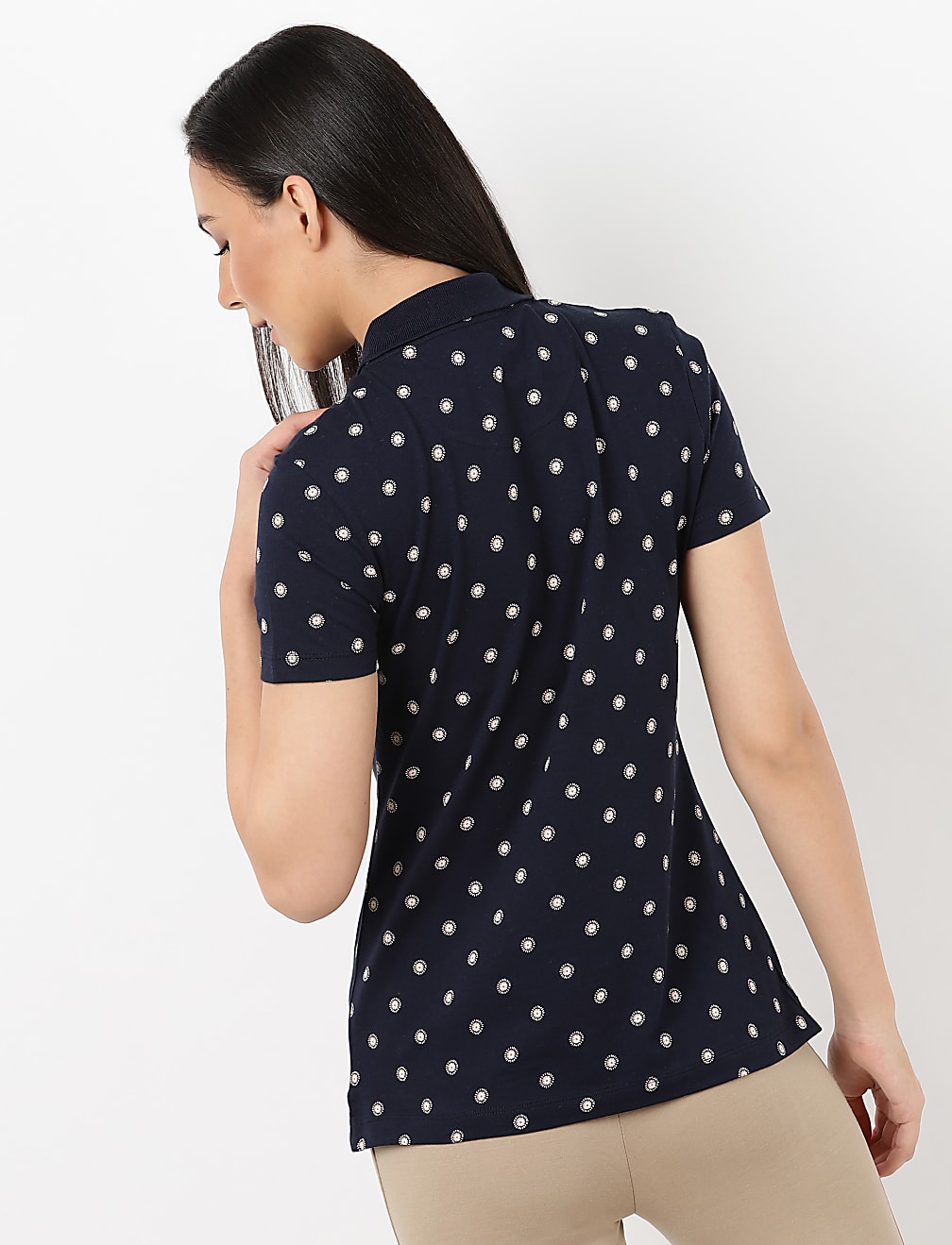 Printed Polo T-Shirt