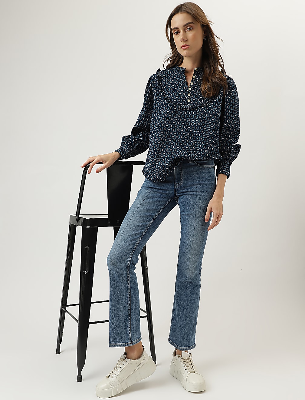 Printed Regular Fit Blouse