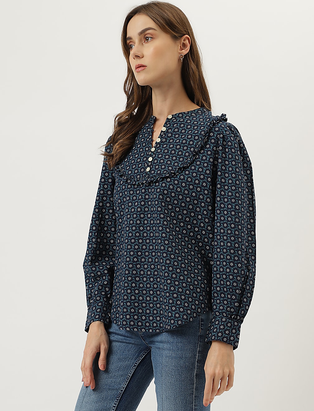 Printed Regular Fit Blouse