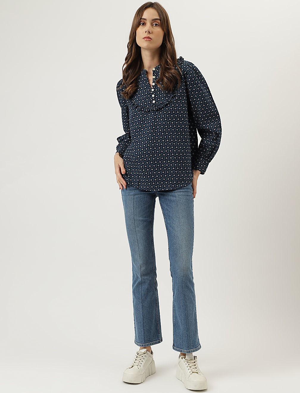 Printed Regular Fit Blouse