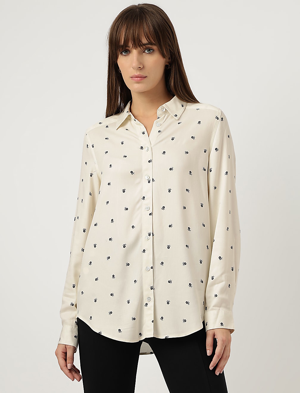 Pure Viscose Floral Printed Shirt