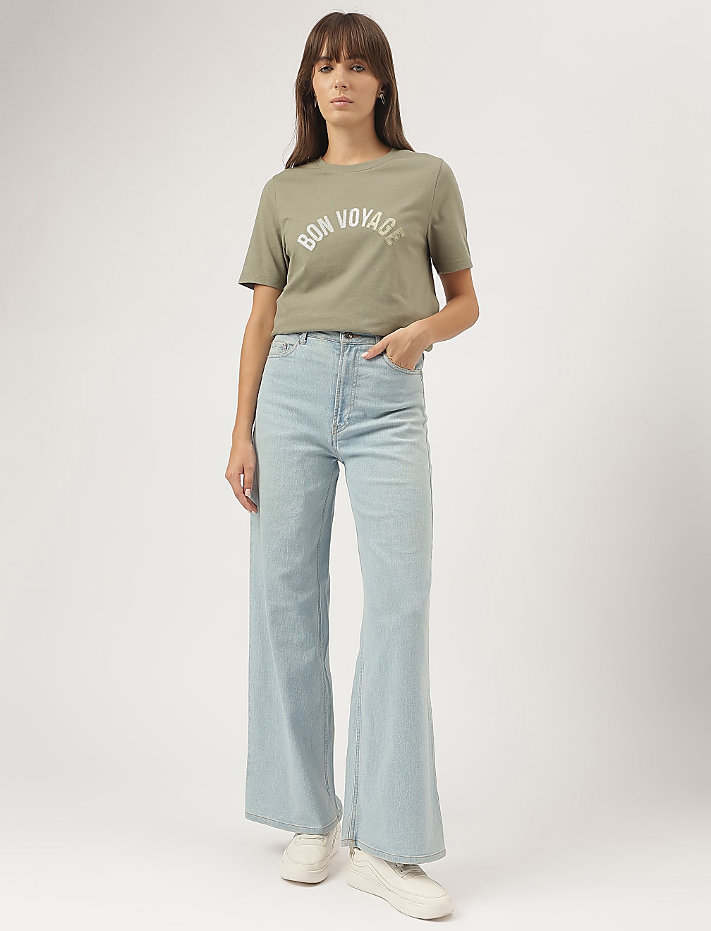Pure Cotton Embroidered T-Shirt