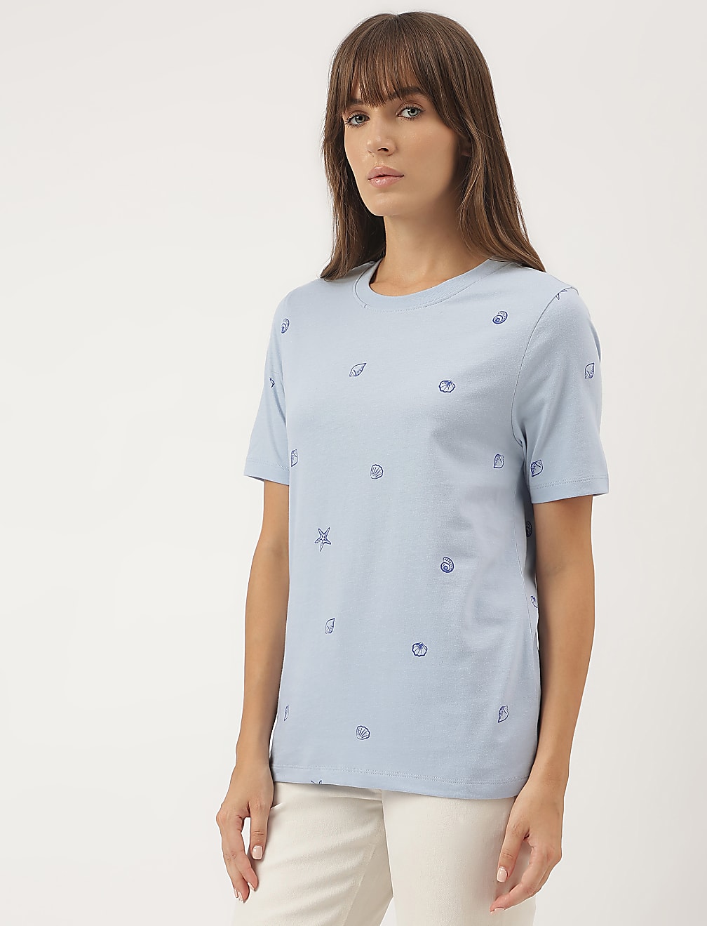 Pure Cotton Printed Short Sleeves T-Shirt