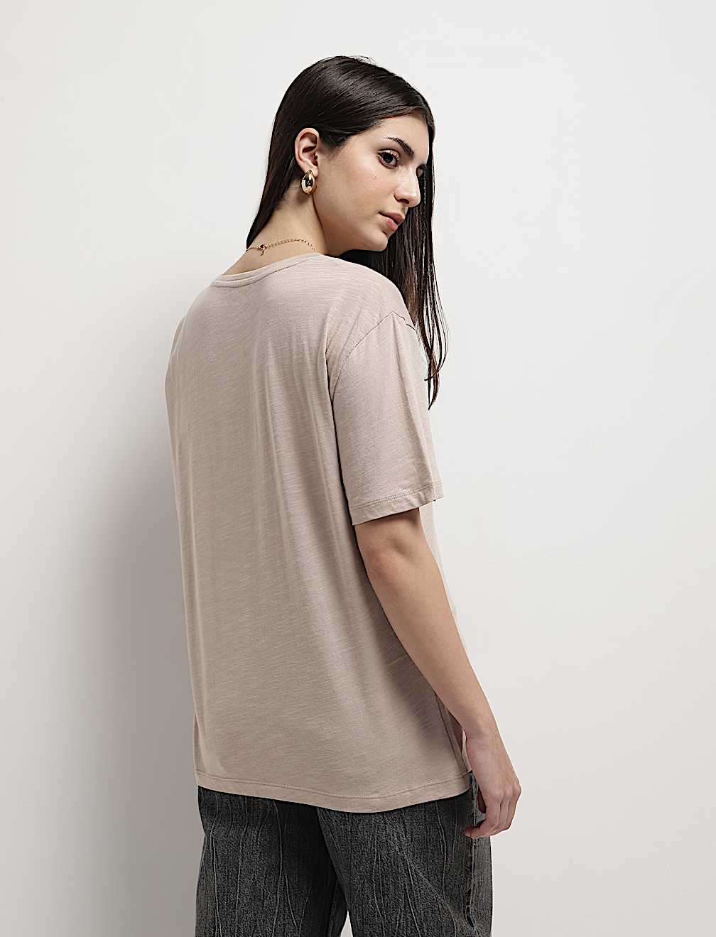 Cotton Modal Relaxed Fit T-Shirt