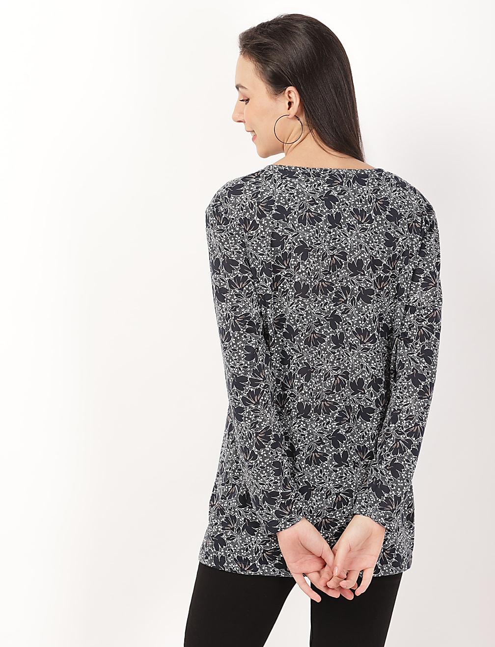 Relaxed LS LL AOP Floral