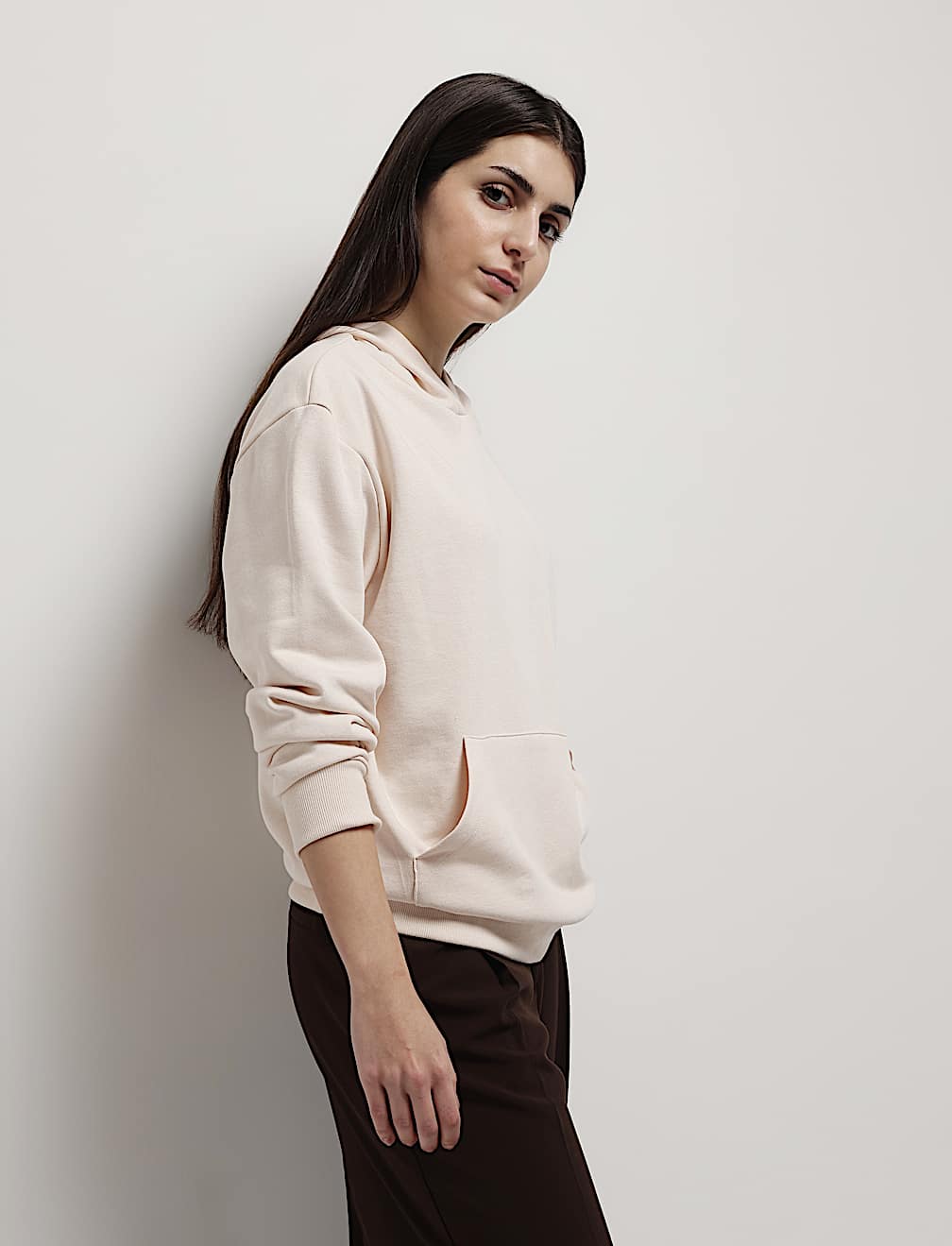 Cotton Rich Hooded Sweatshirt