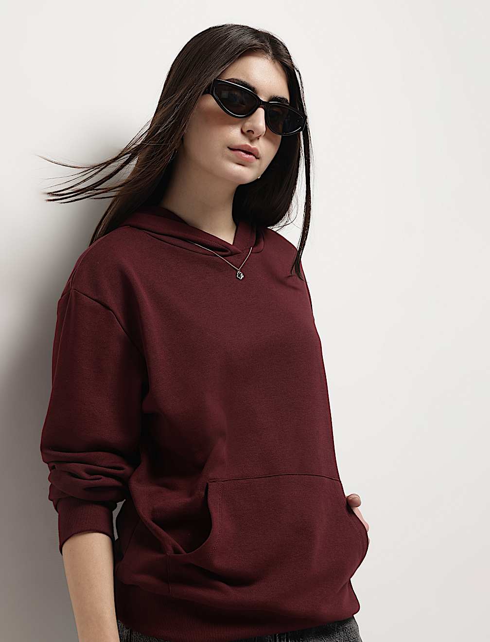 Cotton Rich Hooded Sweatshirt