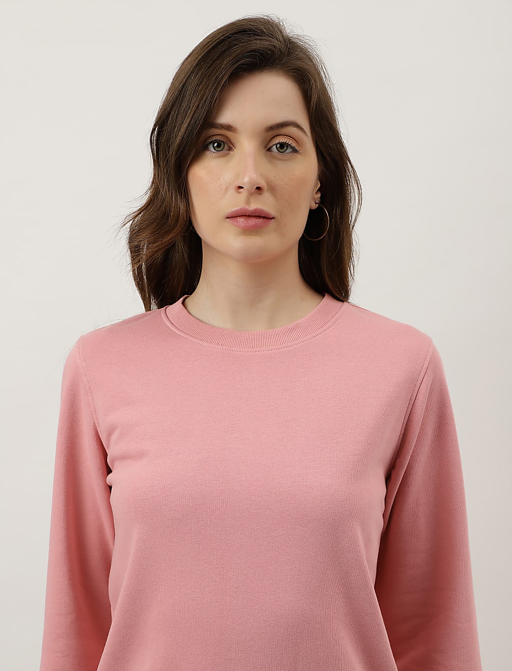 Plain Crew Neck Sweatshirt